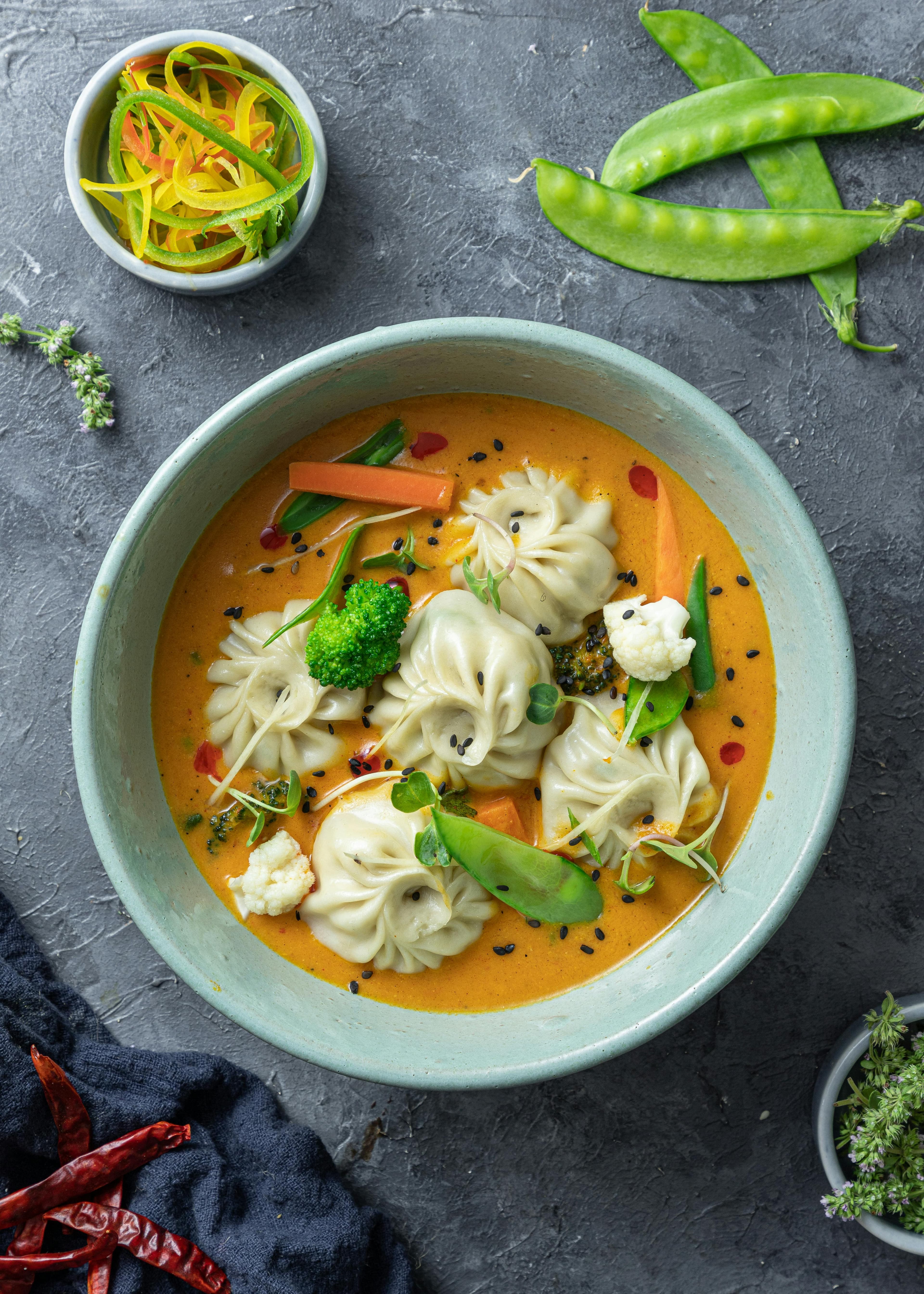 Jhol Momo (Soup Dumplings)