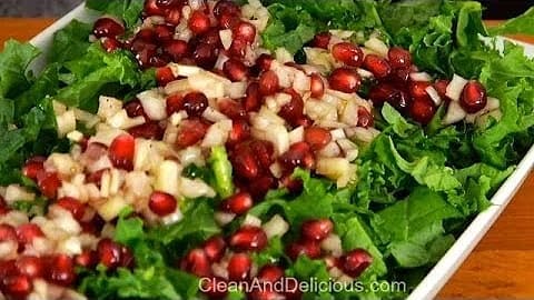 Kale and Pomegranate Salad