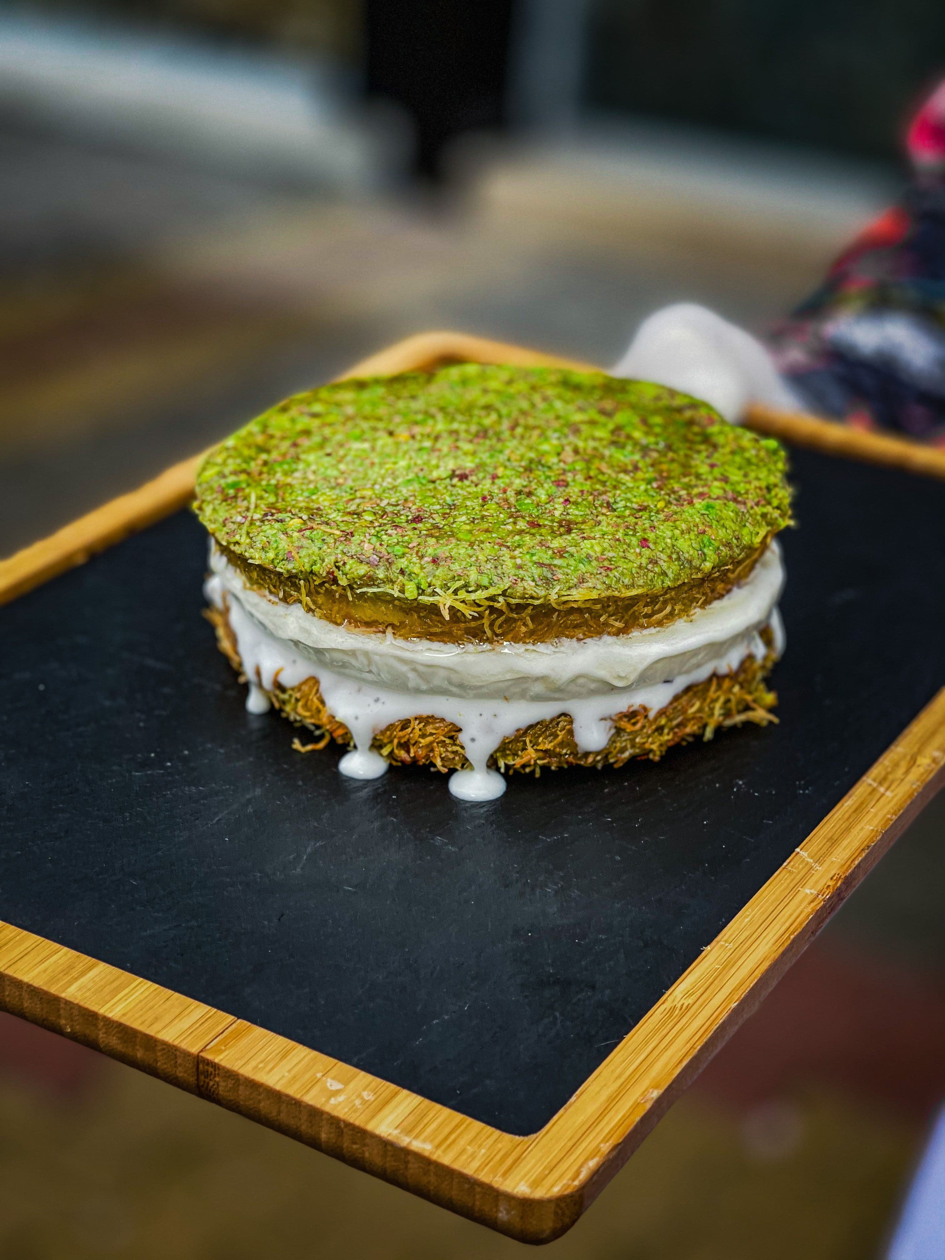 Knafeh Ice Cream Sandwich
