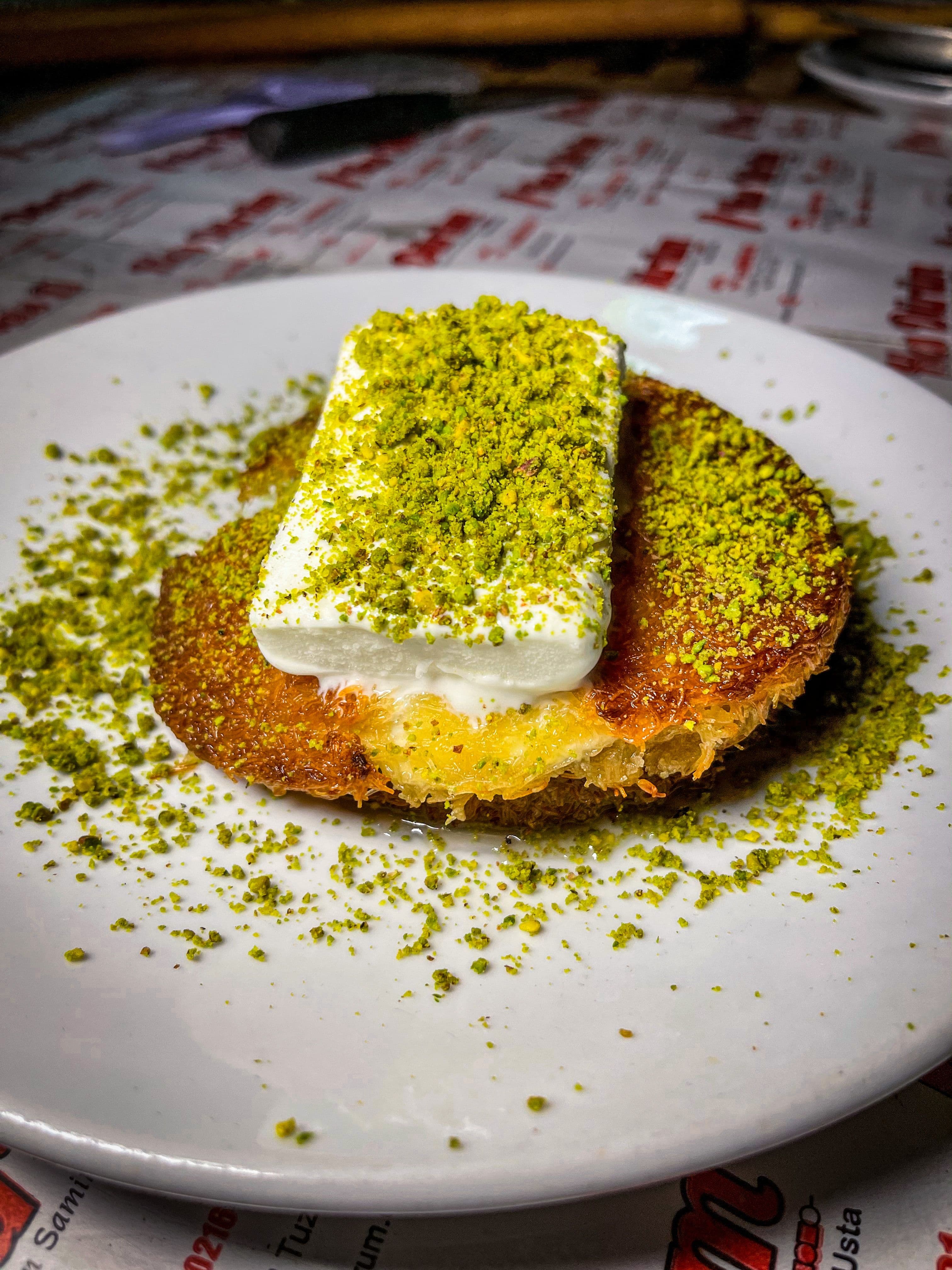 Kunafa with Cream