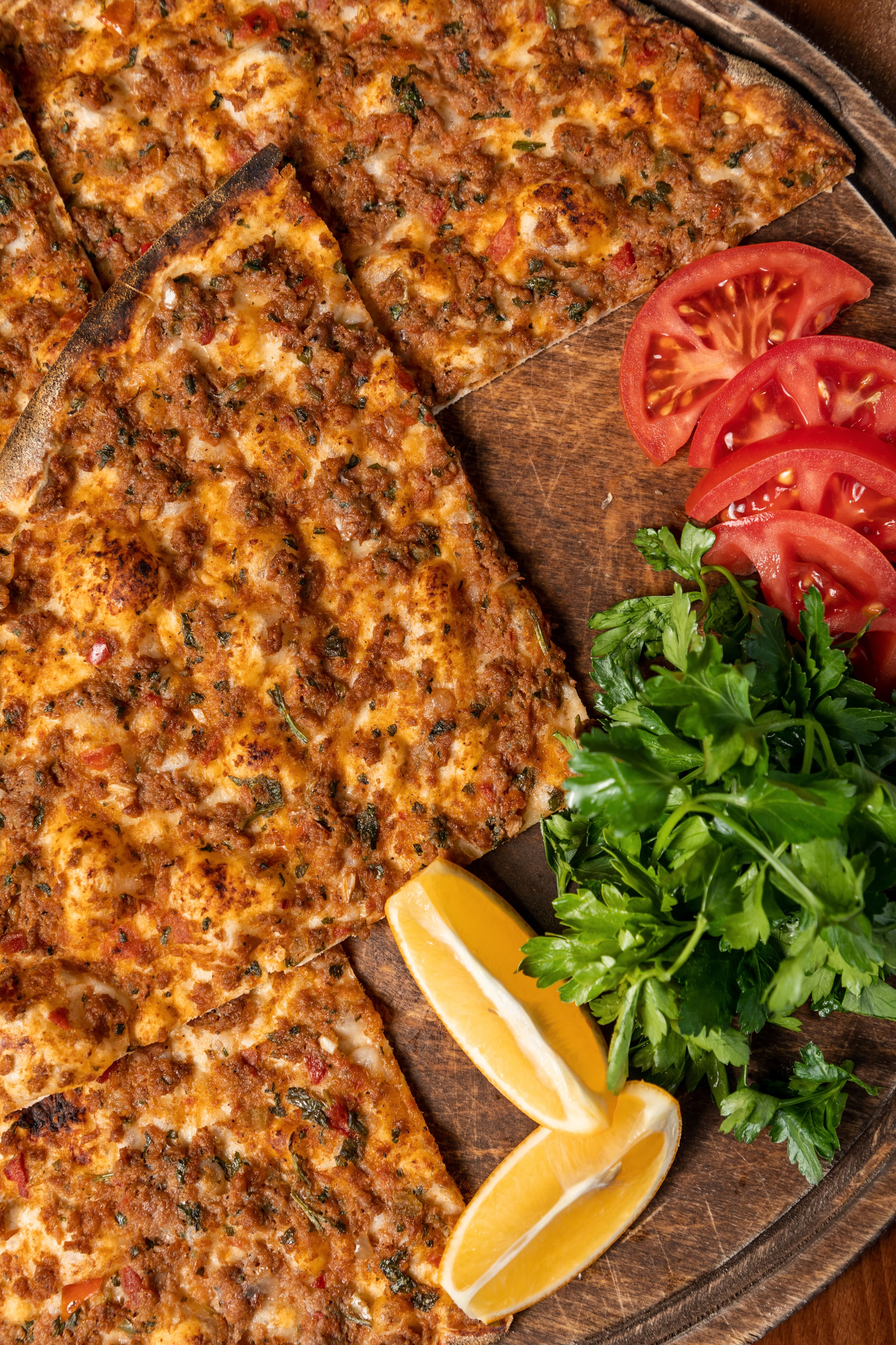 Lahmacun (Turkish Meat Pizza)