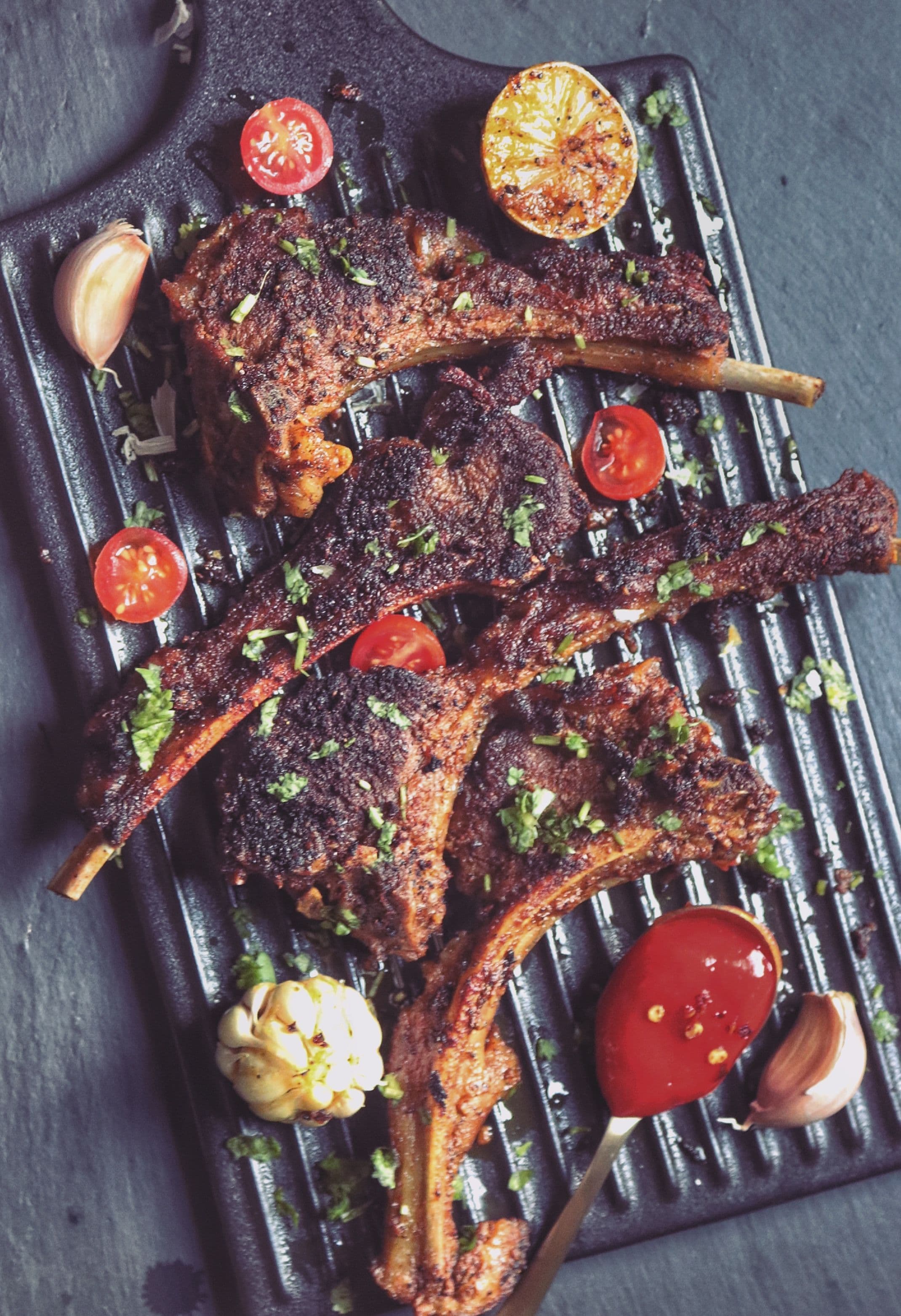 Lamb Chops Moroccan Spiced