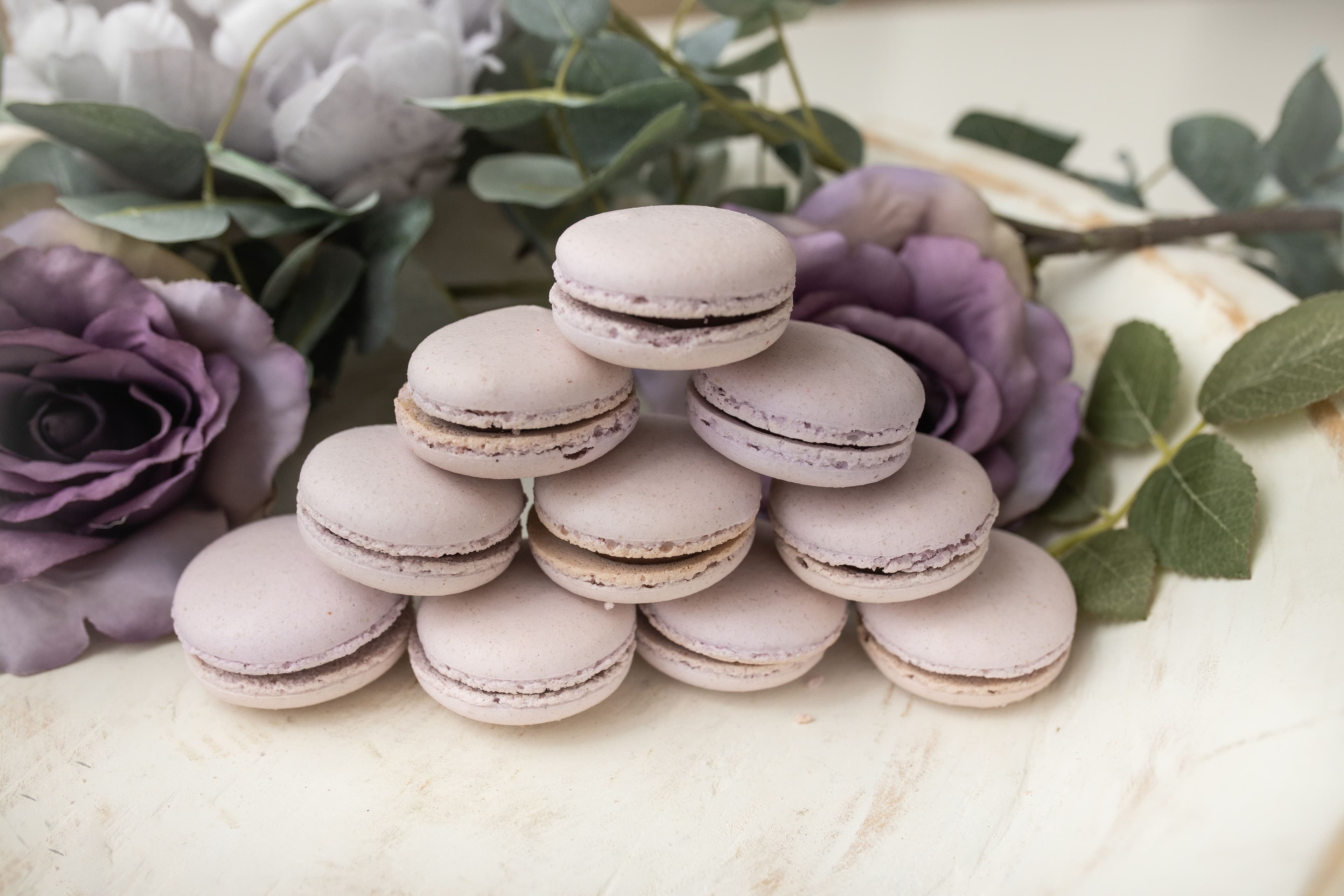 Lavender Honey Macaron