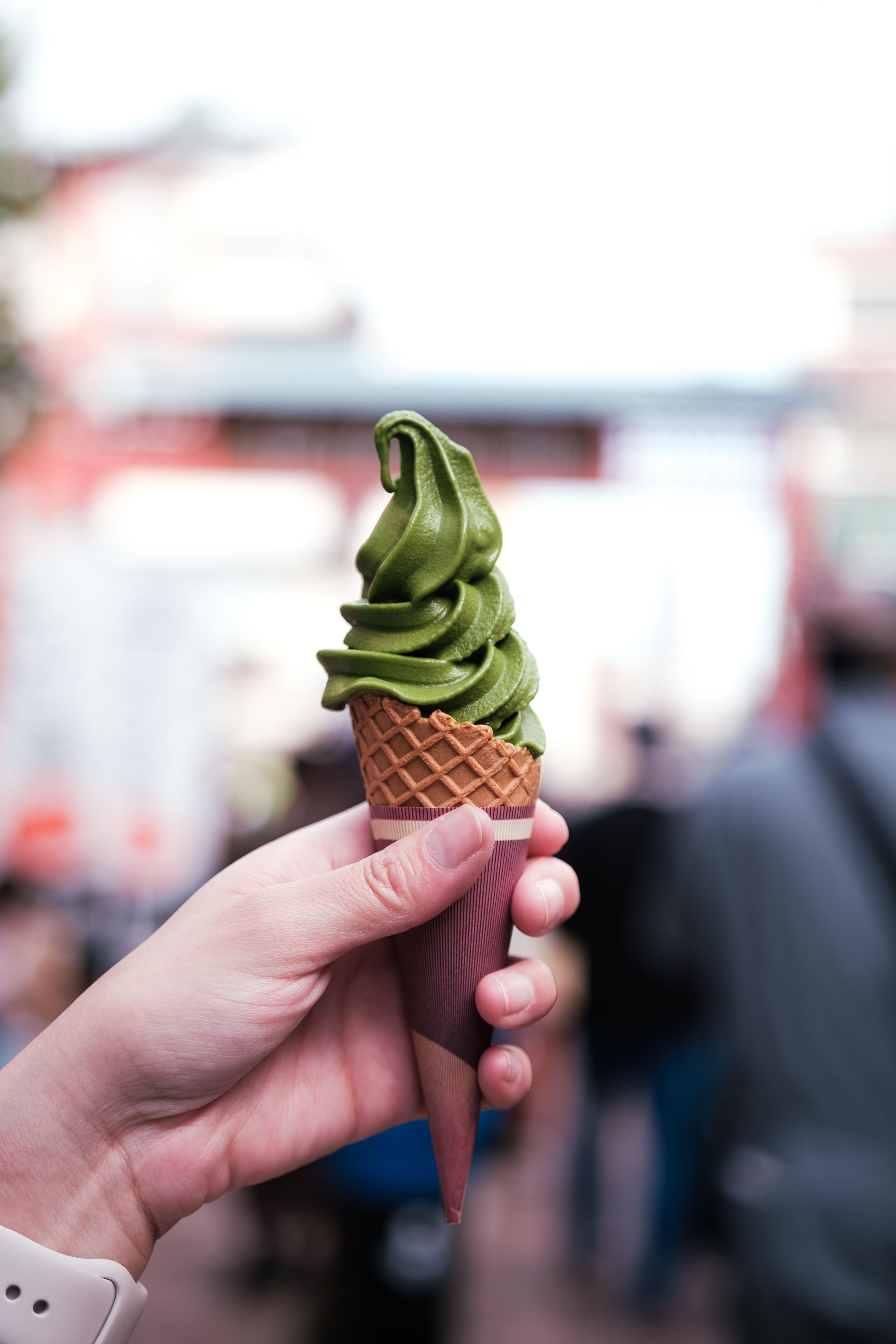 Matcha Soft Serve Ice Cream