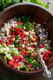 Mediterranean Chickpea Salad
