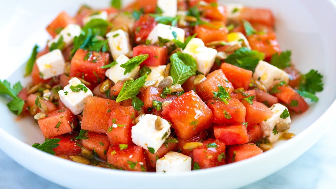 Mediterranean Watermelon Salad