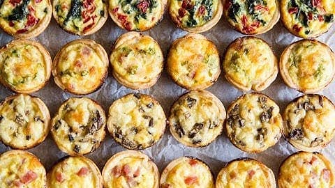 Miniature Vegetable Quiches