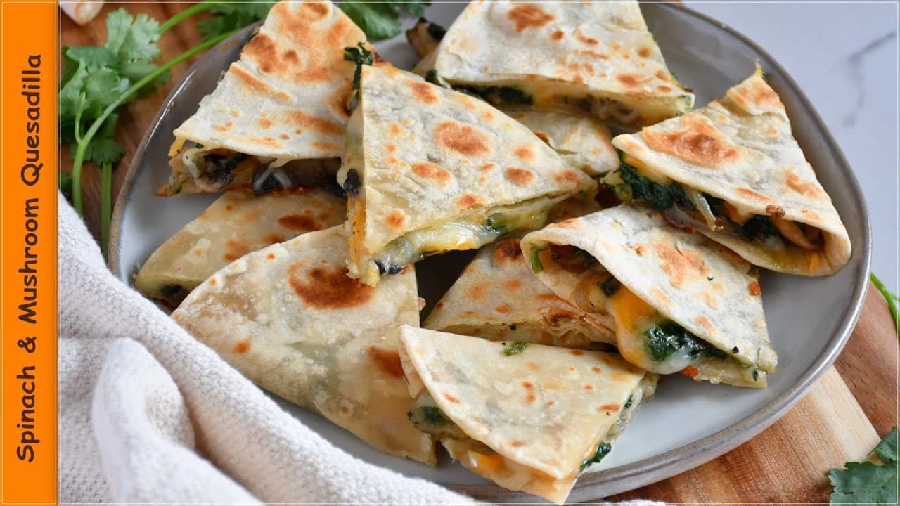Mushroom Quesadillas