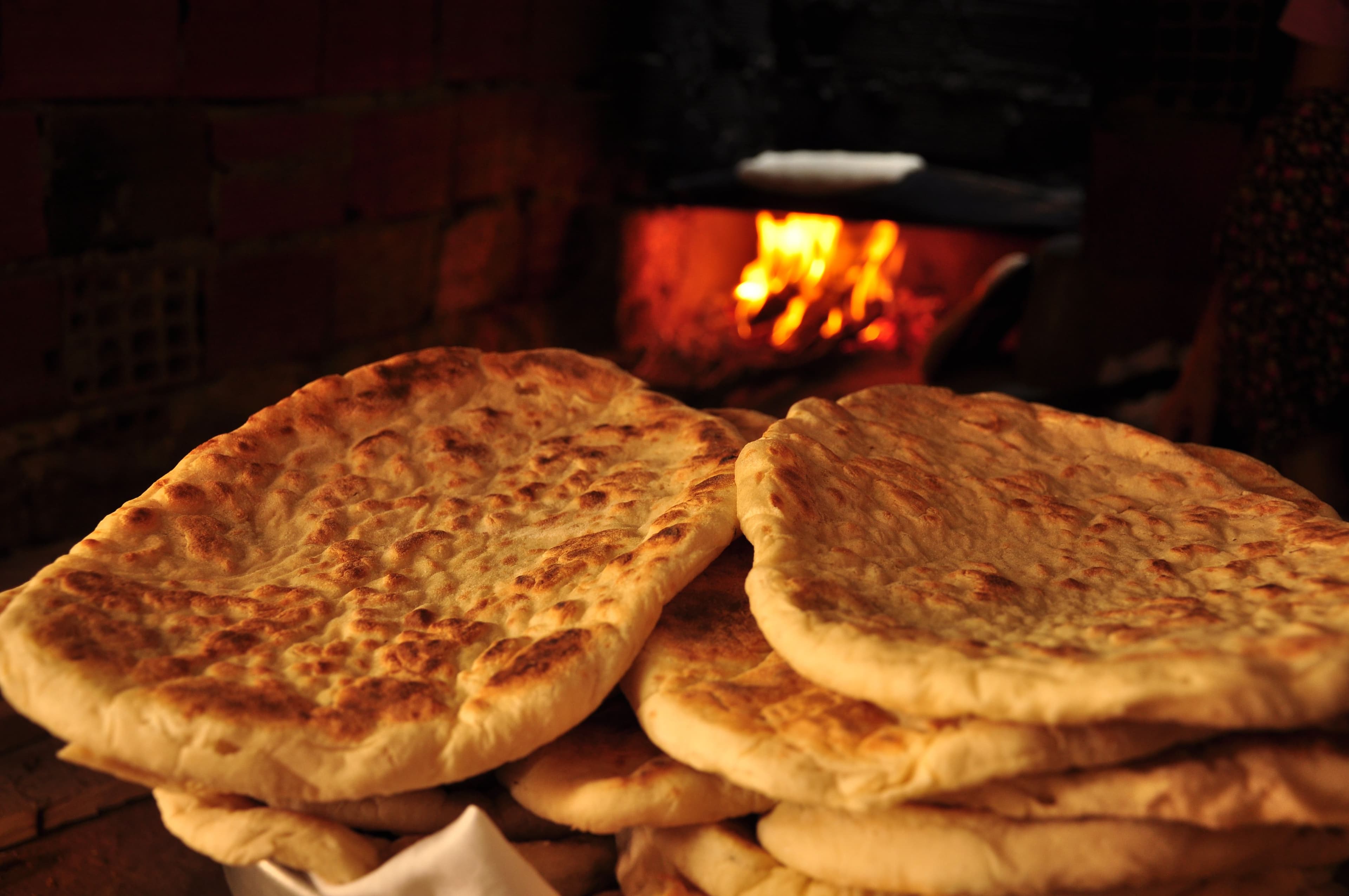 Naan-e Sangak (Stone-Baked Bread)