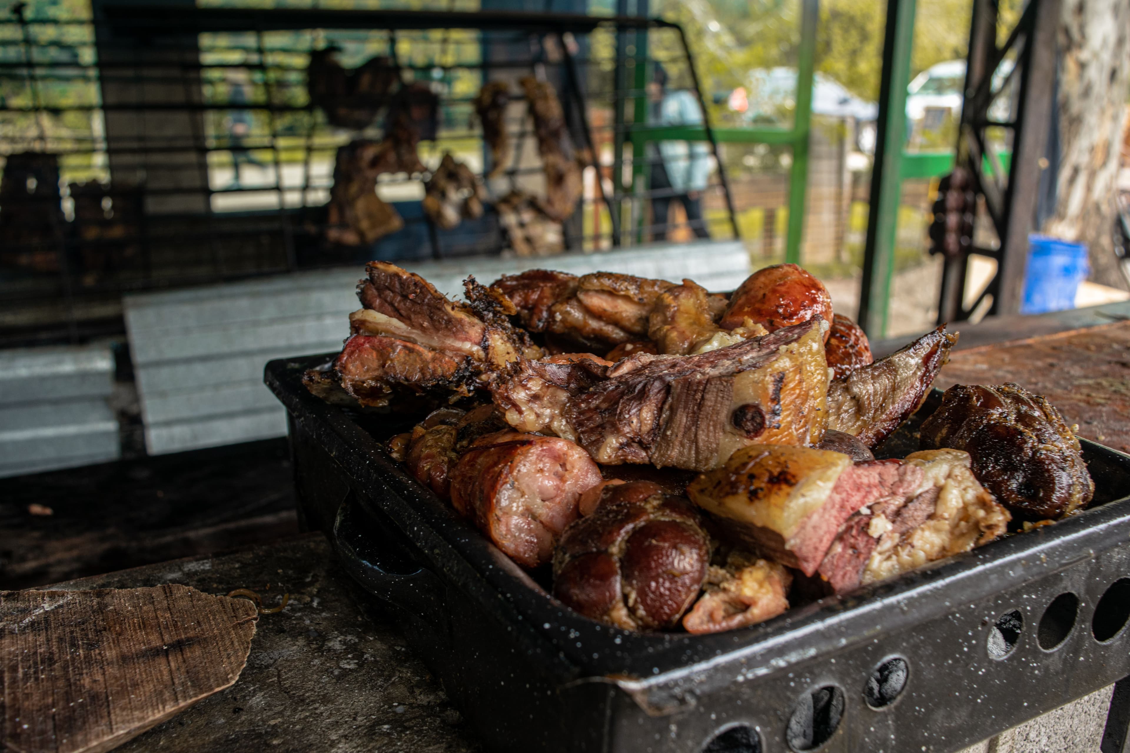 Nyama Choma (Grilled Goat Meat)