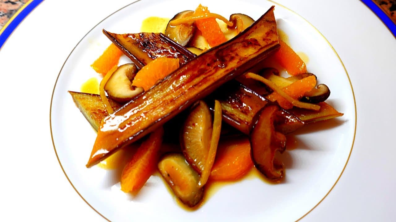 Orange Miso Eggplant