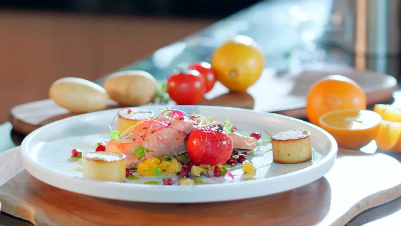 Orange Pomegranate Salmon