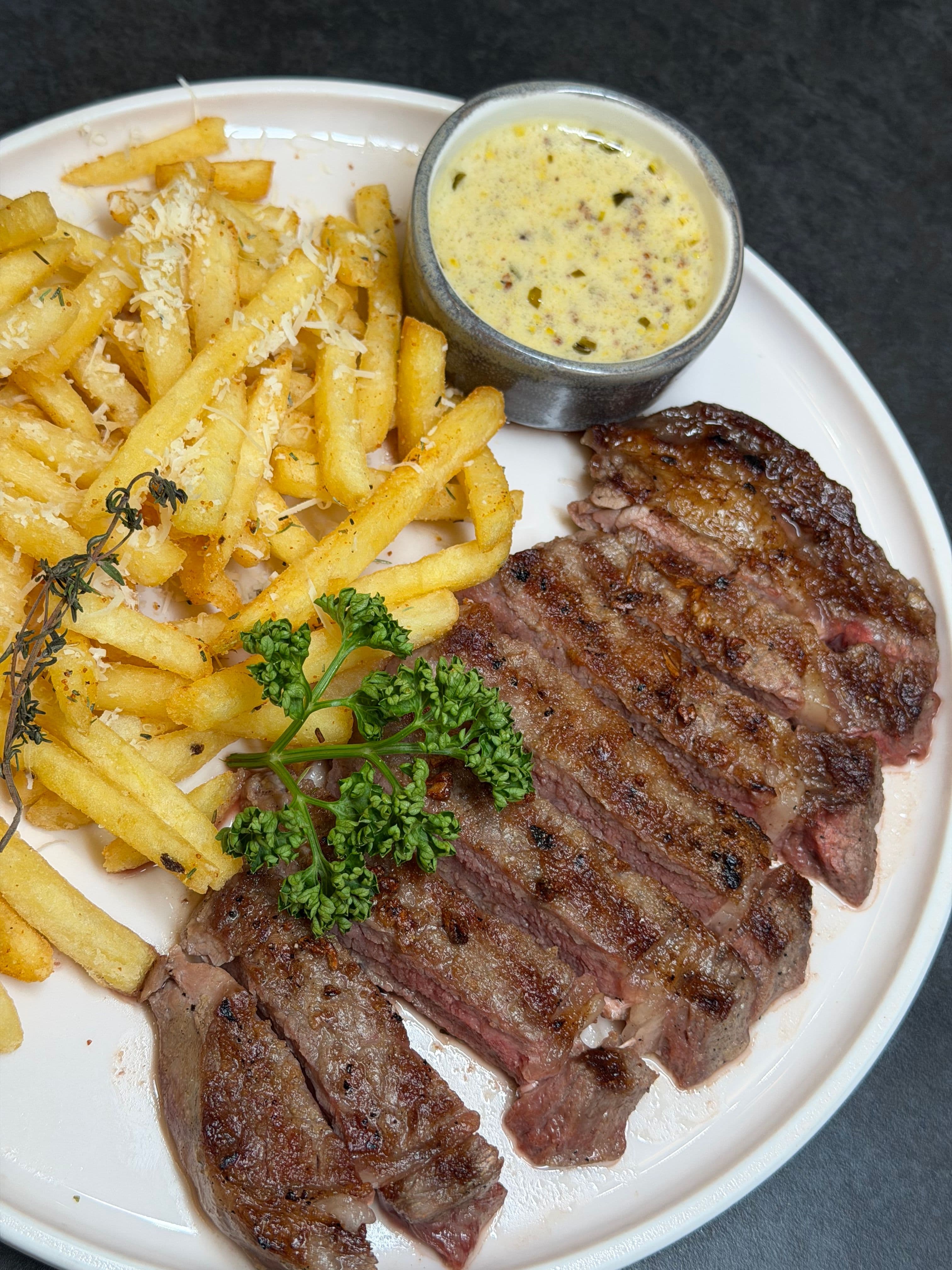 Pan-Seared Ribeye Steak