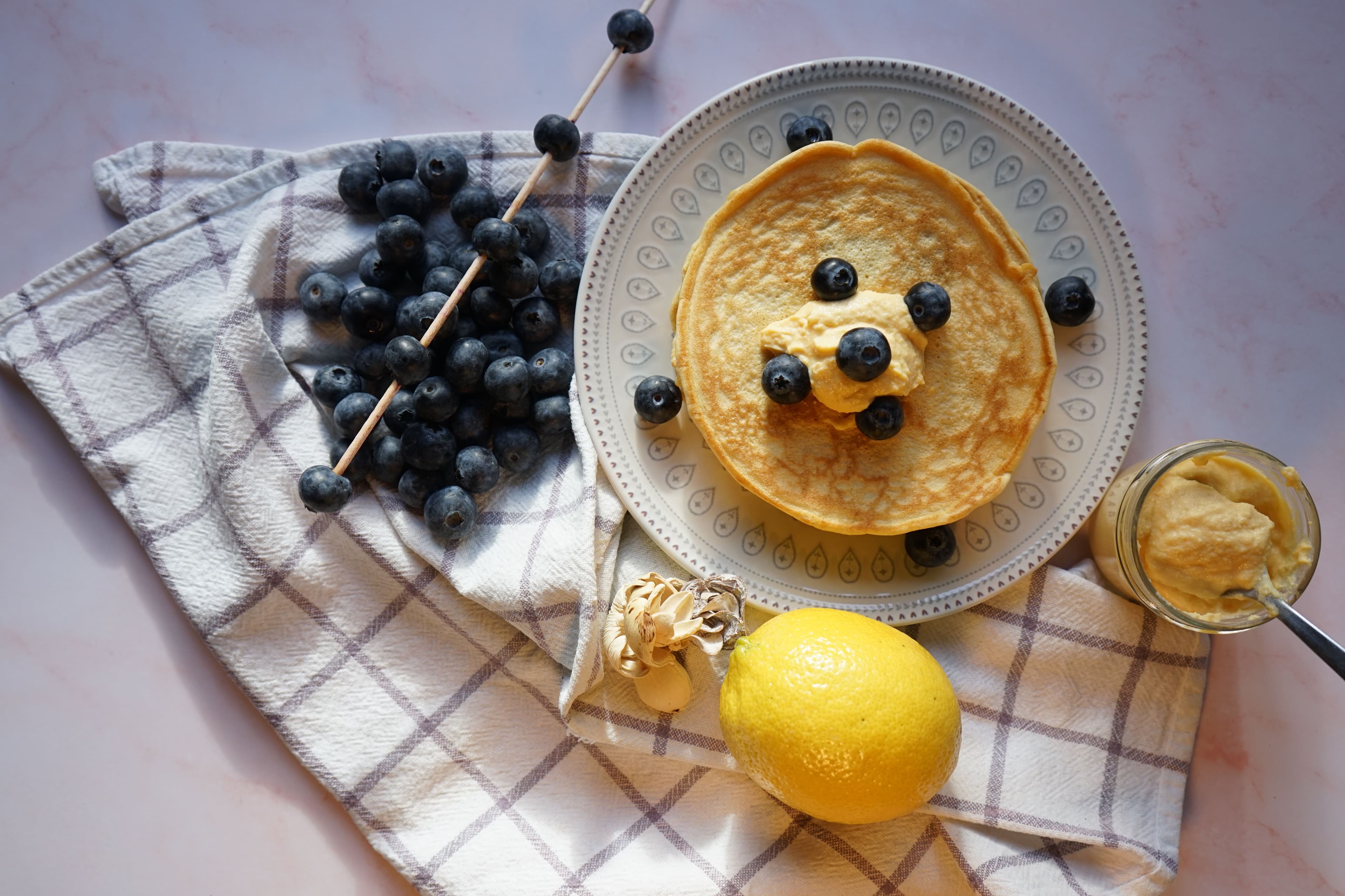 Pancakes Citron Myrtille