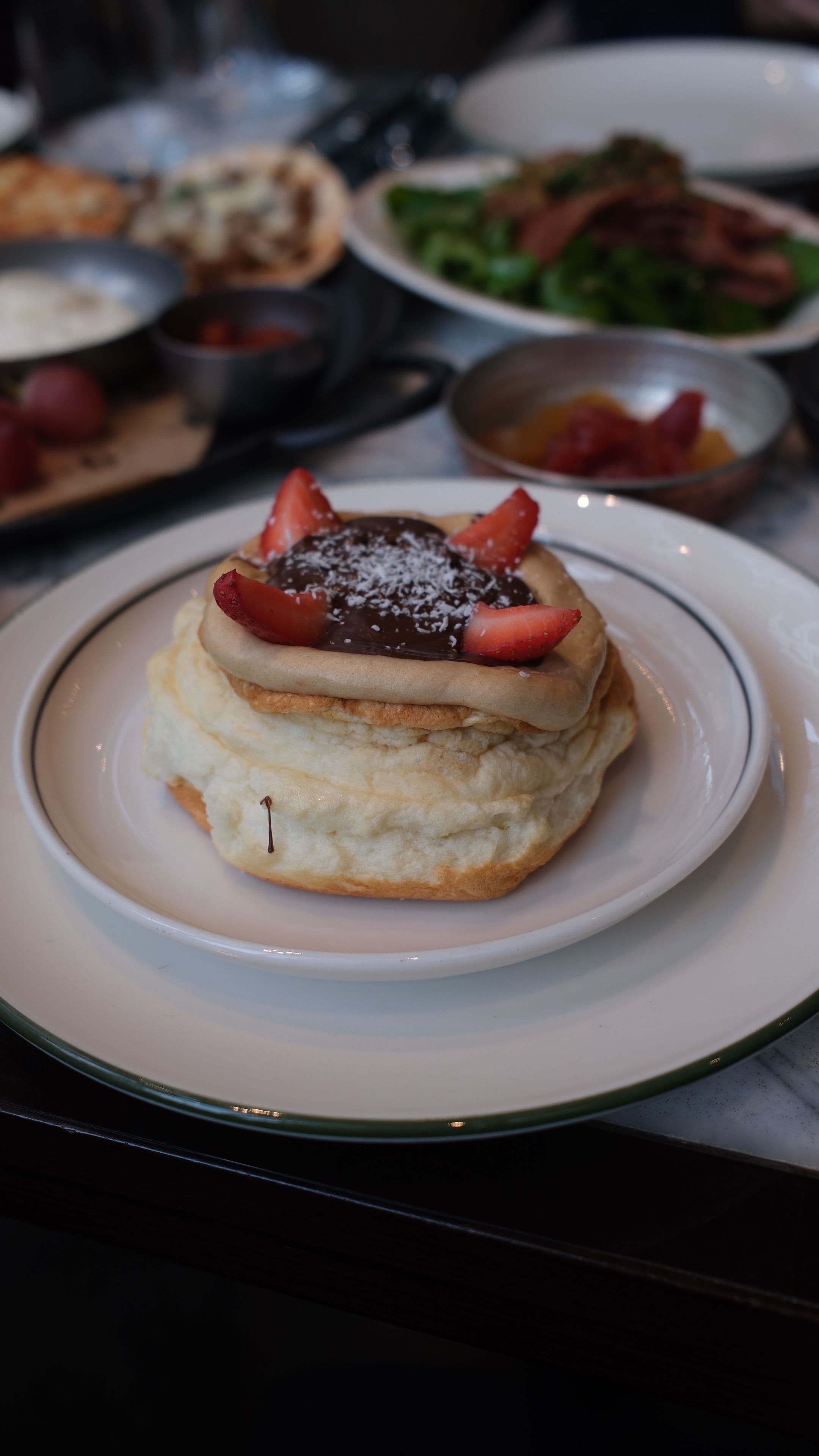 Pancakes Soufflés Fraise