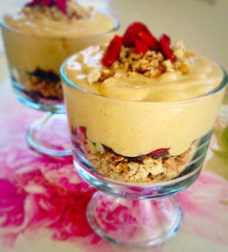 Persimmons Tofu Parfait