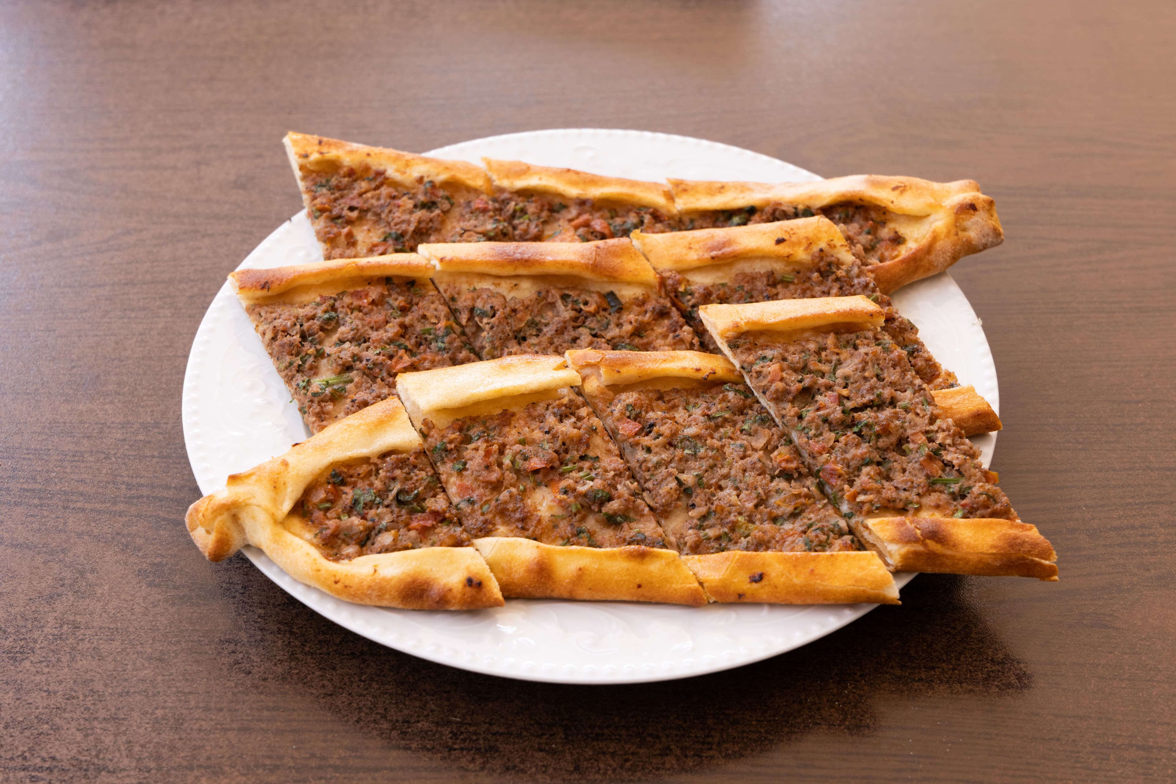 Pide Kıymalı (Minced Meat Flatbread)