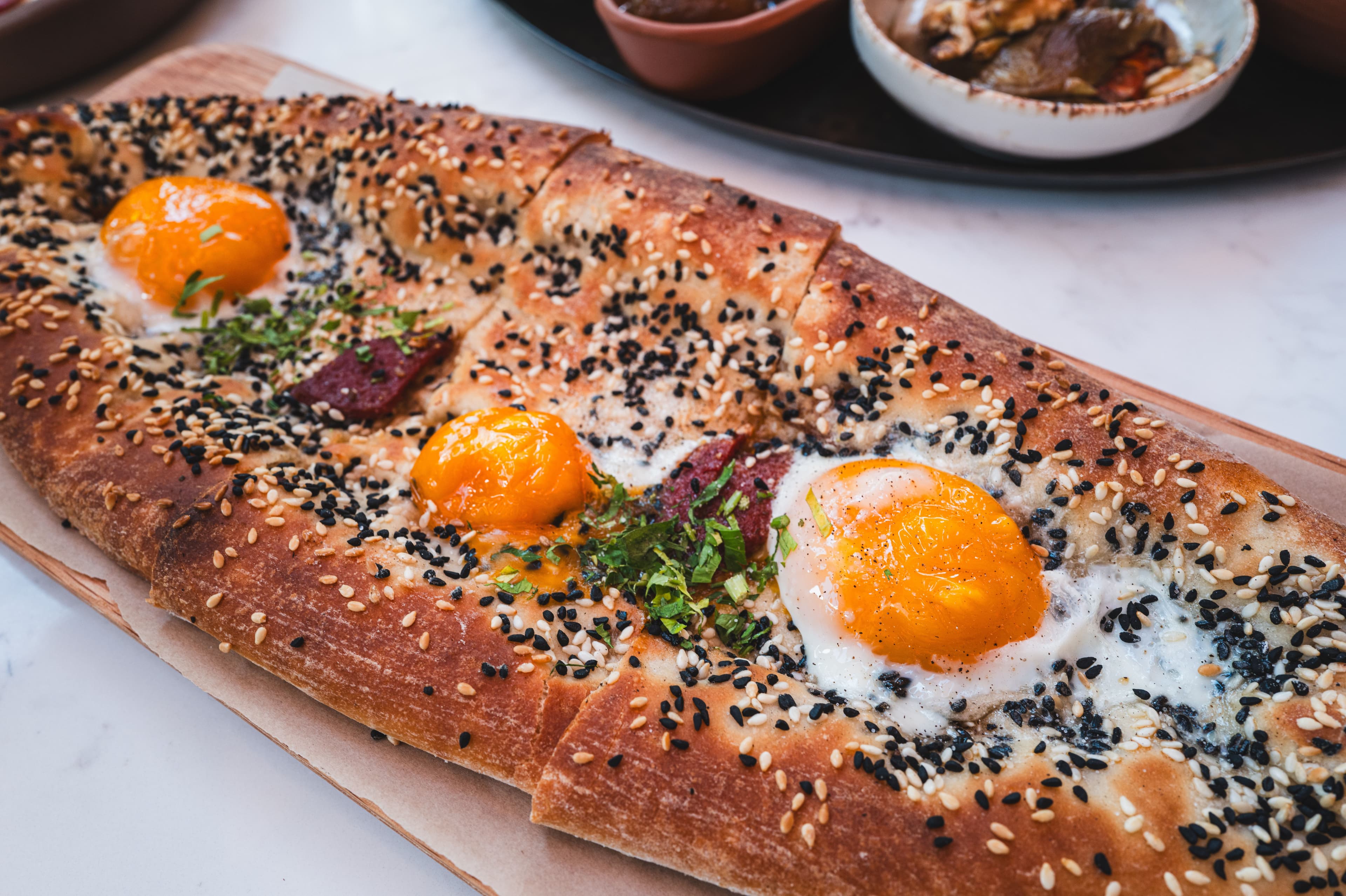 Pide Yumurtalı (Egg Flatbread)