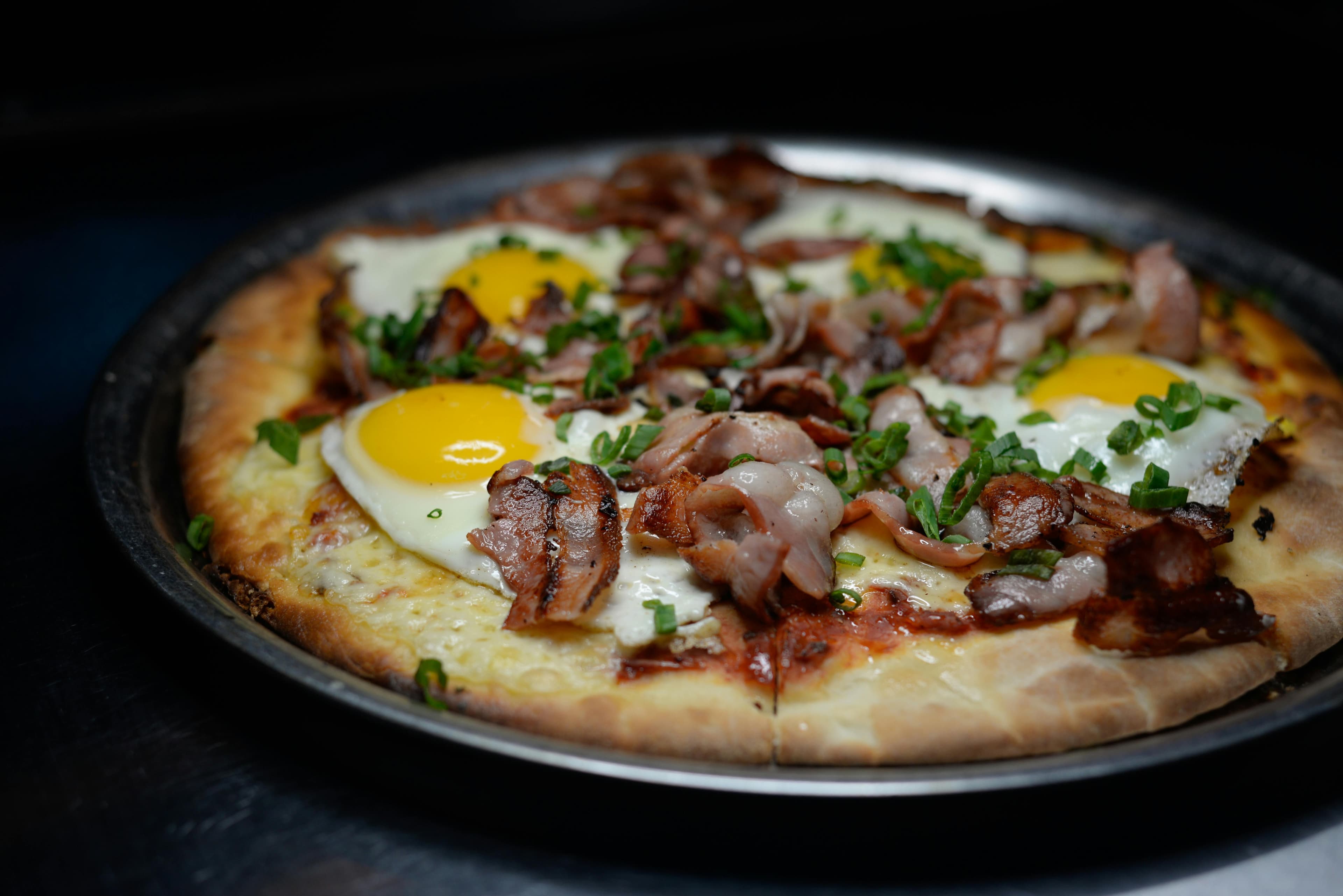 Pizza Breakfast Bacon Egg