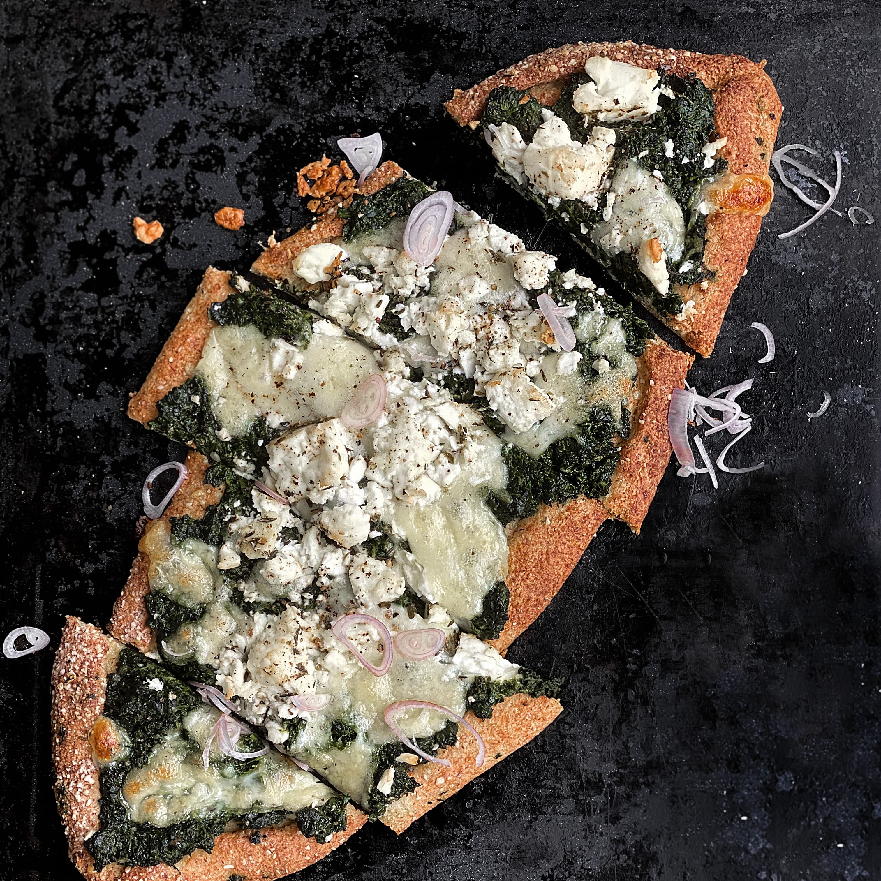 Pizza Flatbread Greek