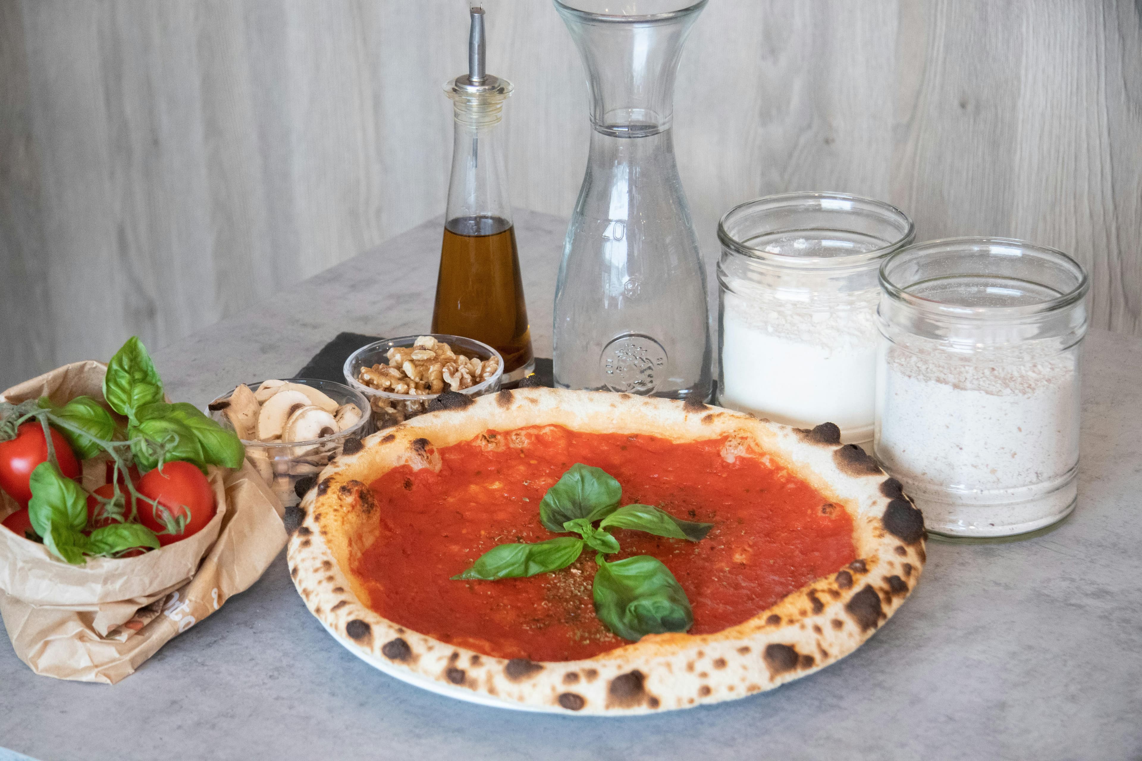 Pizza Pâte Intégrale
