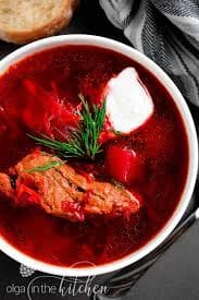 Pork rib bortsch