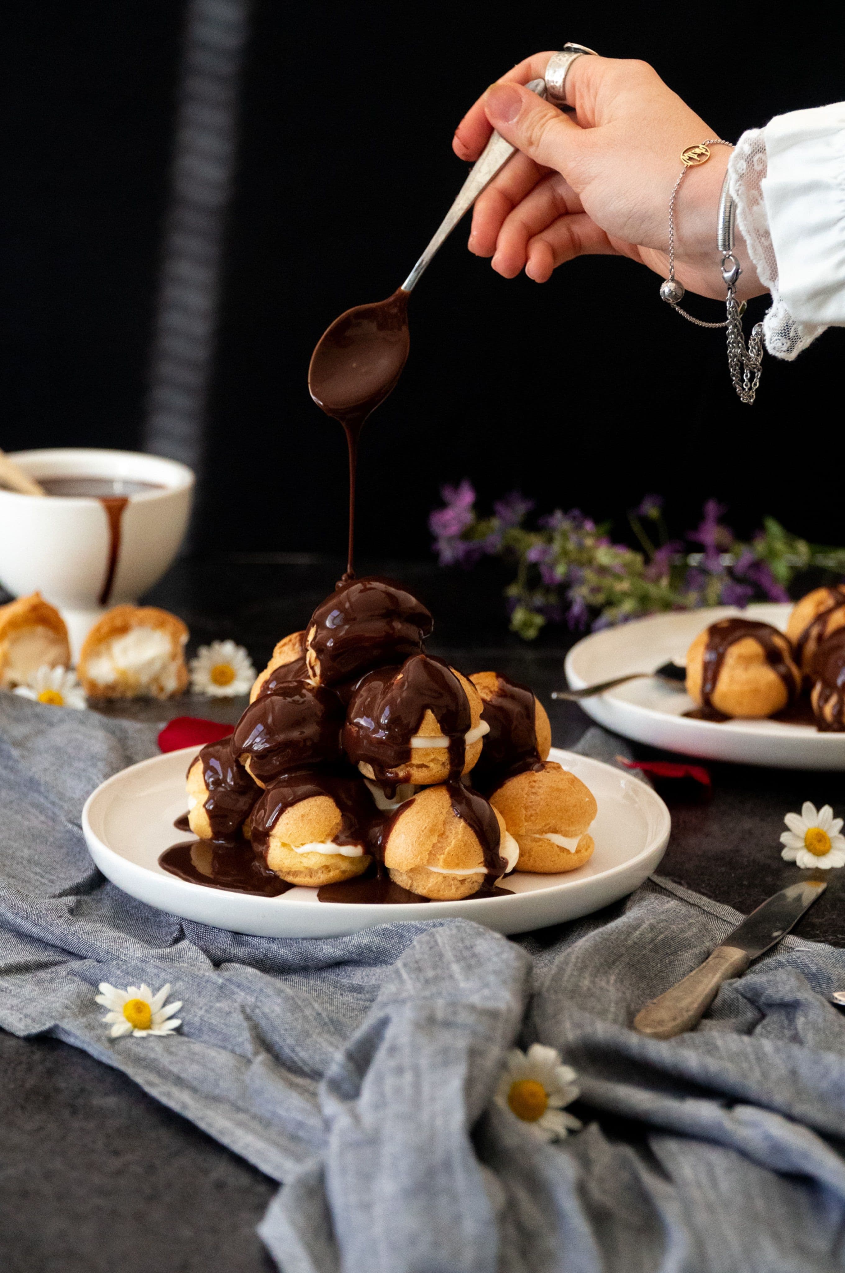 Profiteroles au Chocolat