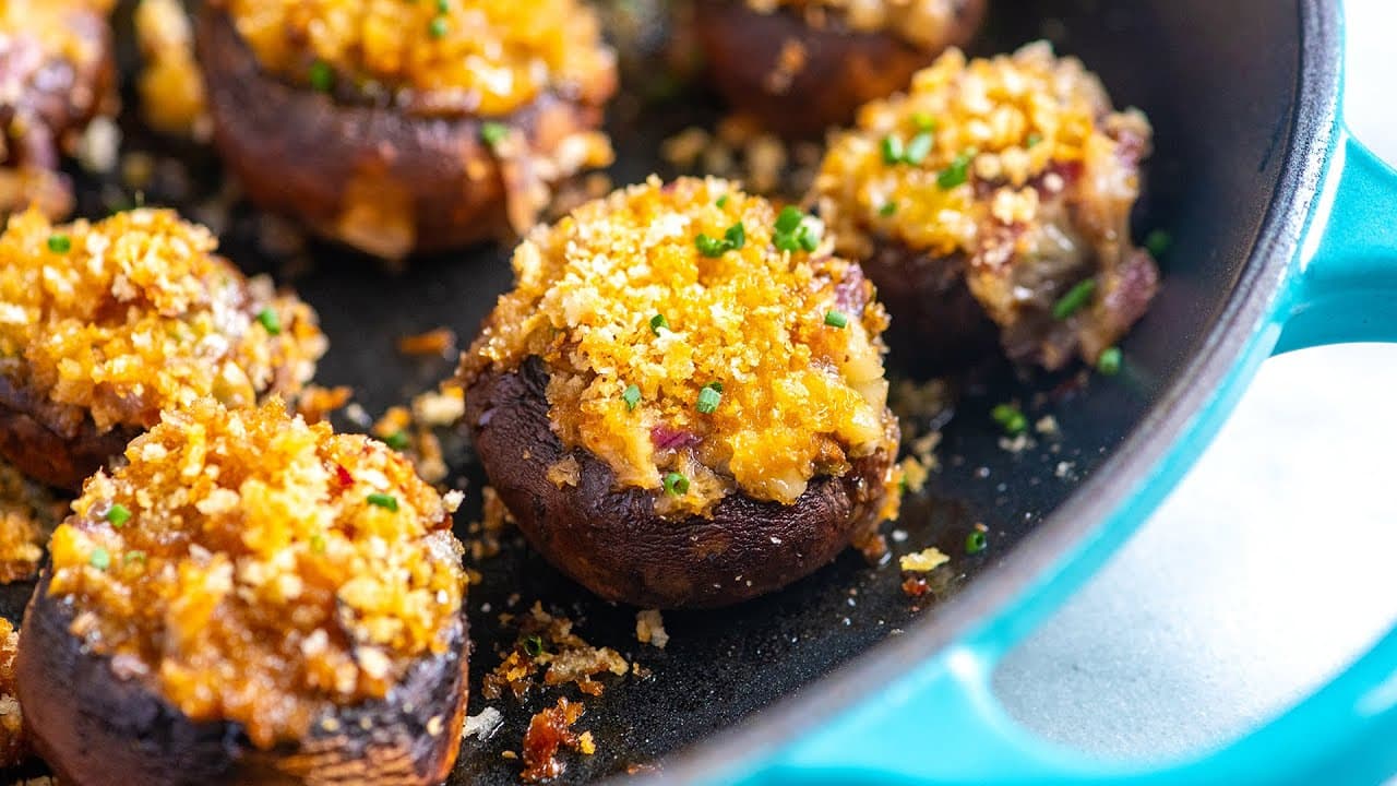 Quinoa Stuffed Mushrooms