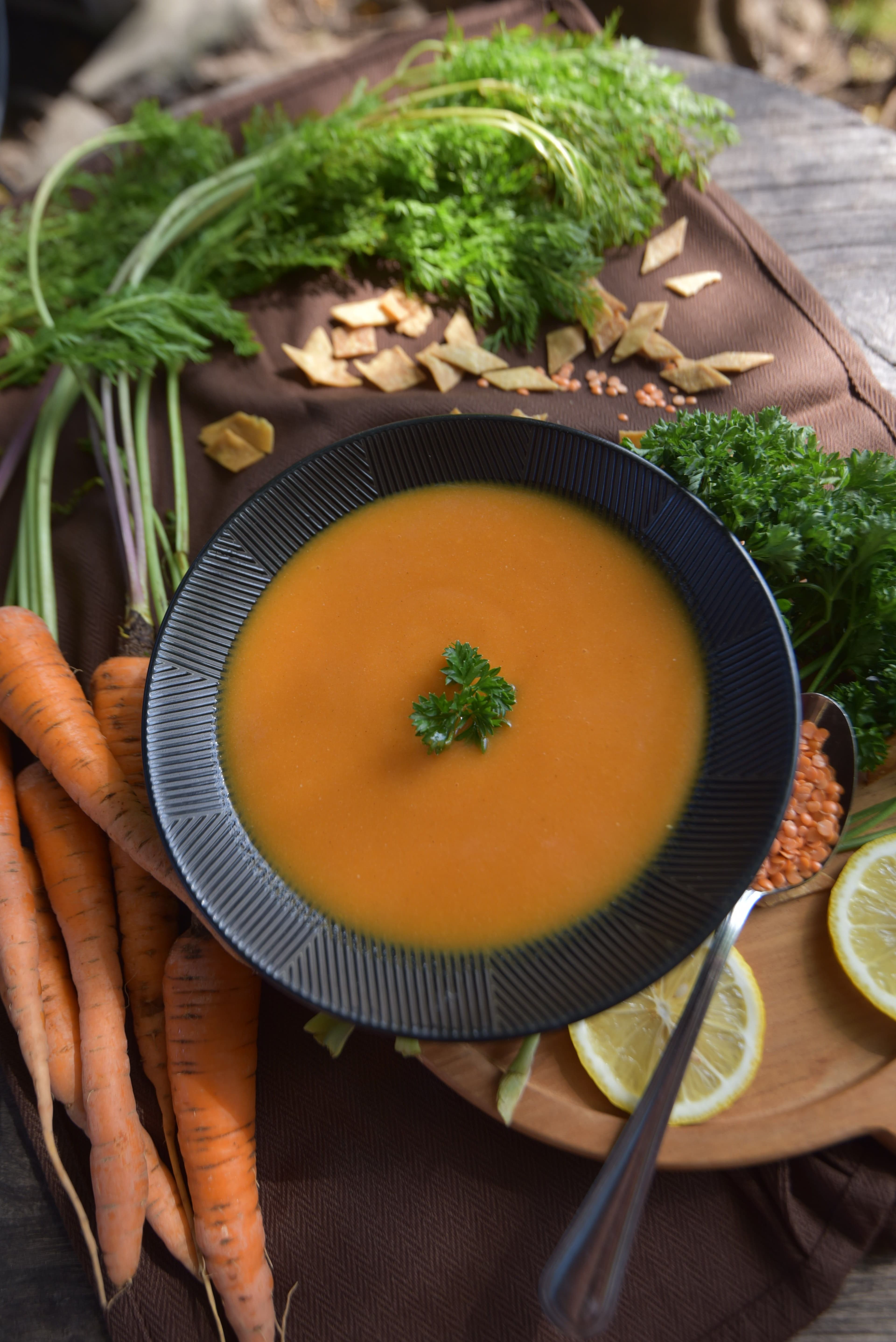 Red Lentil Soup with Lemon