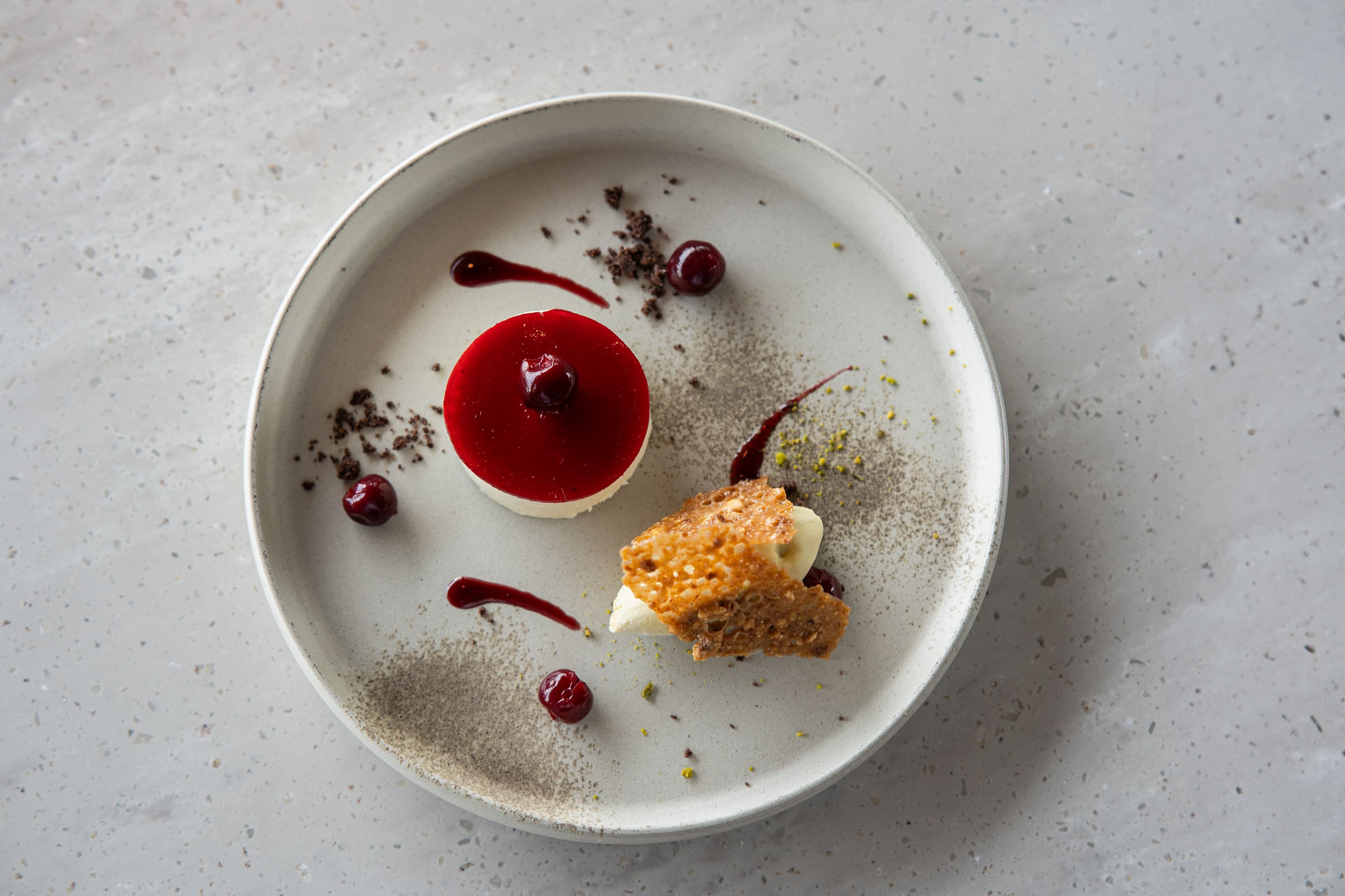 Rosehip Tea Panna Cotta