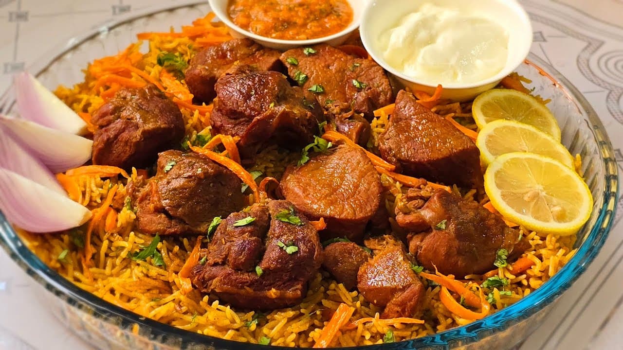 Saudi Kabsa (Spiced Lamb Rice Bowl)