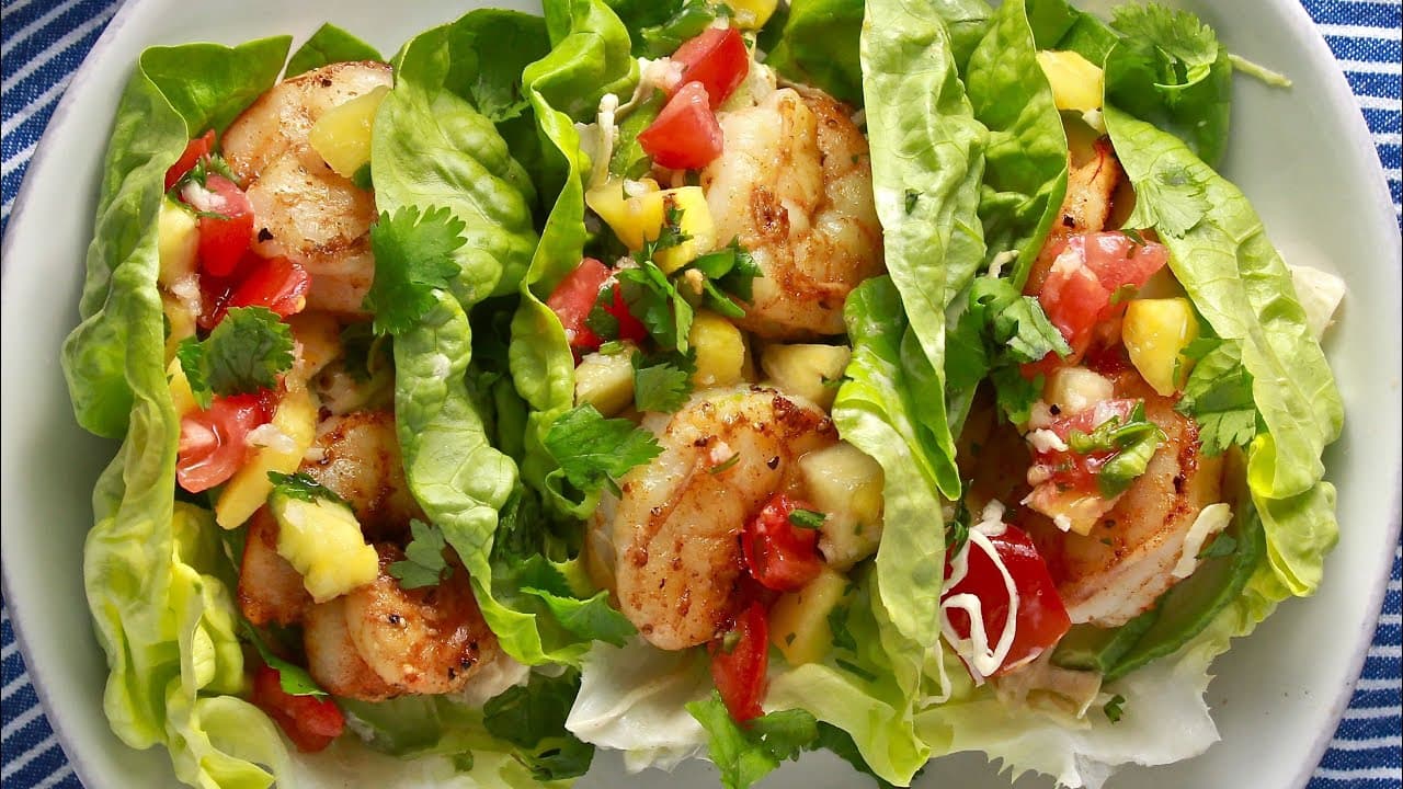 Shrimp Lettuce Wraps
