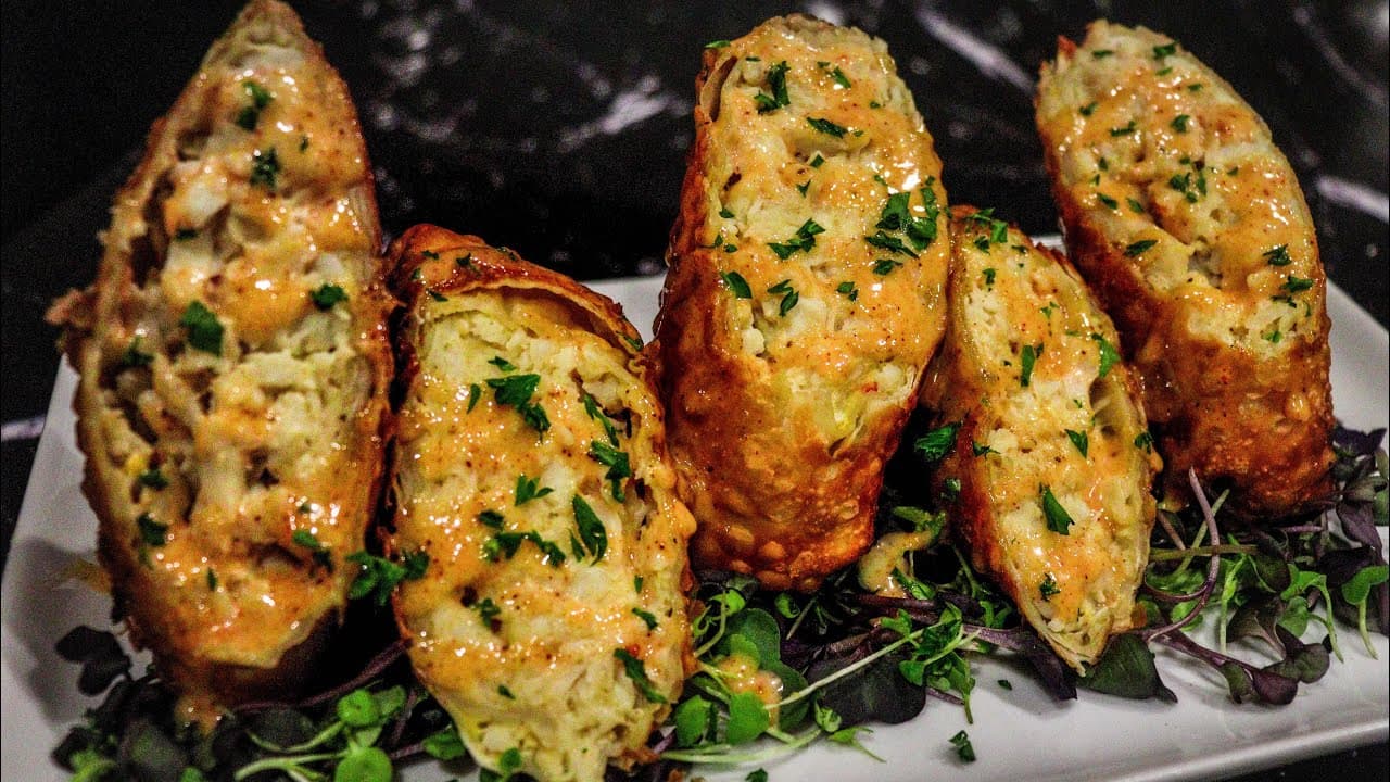 Shrimp and Crab Egg Rolls