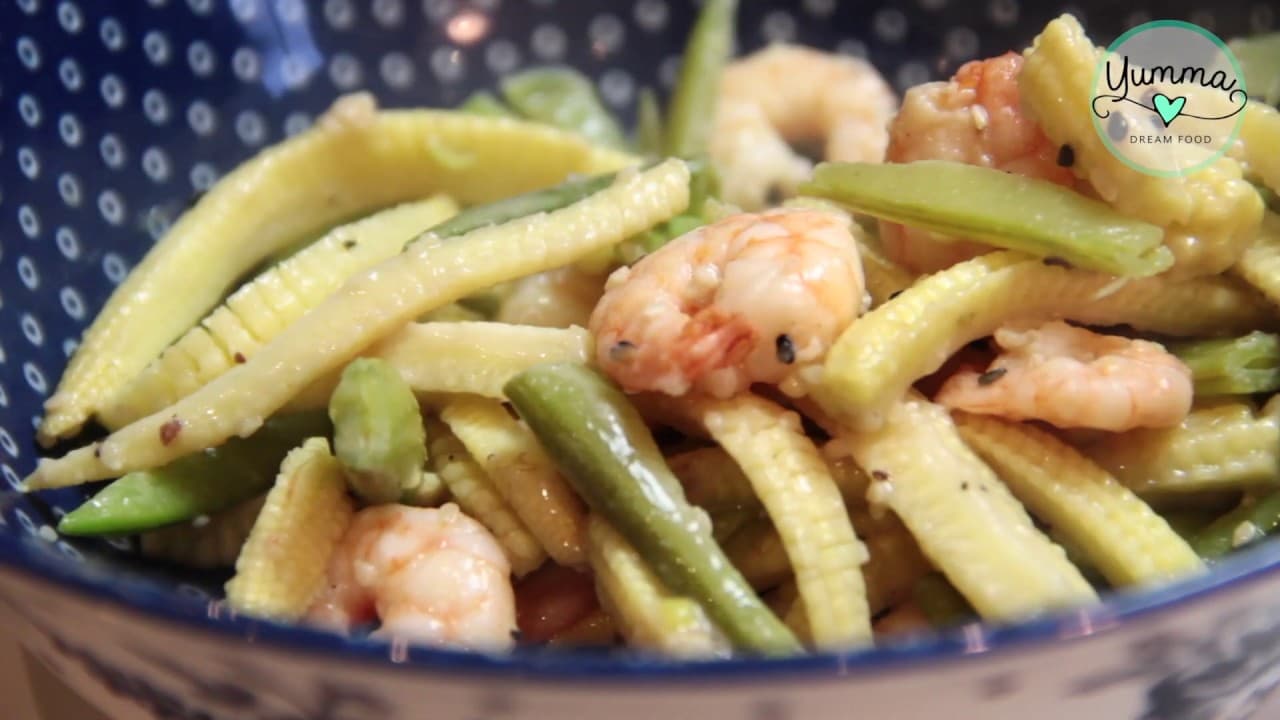 Shrimp and Snap Pea Salad