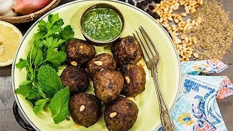 Slow Cooker Lamb Beet Meatballs