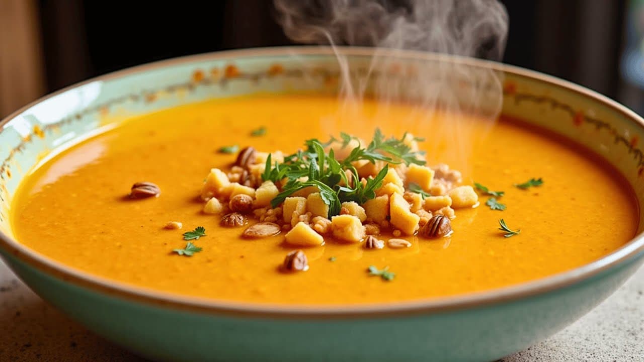 Slow Cooker Sweet Potato Soup