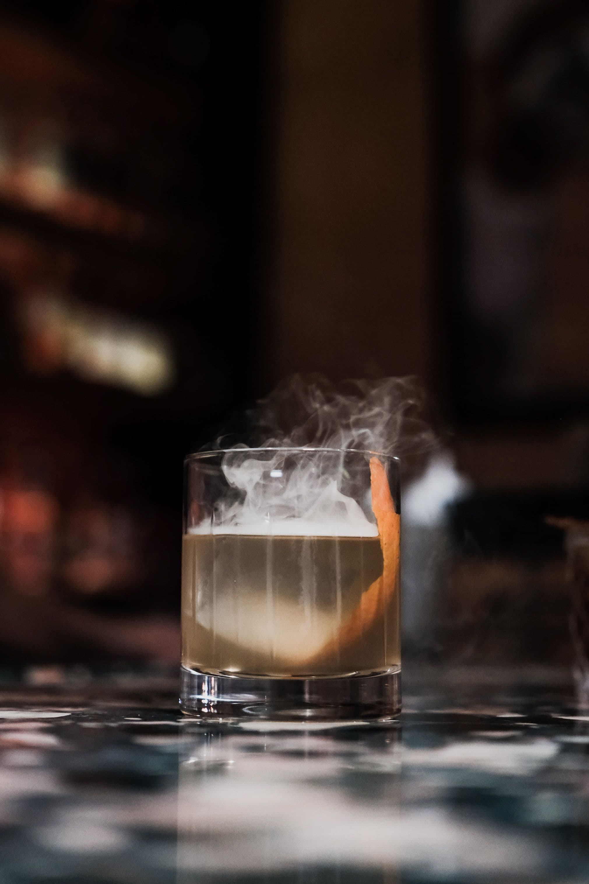 Smoke-Infused Old Fashioned