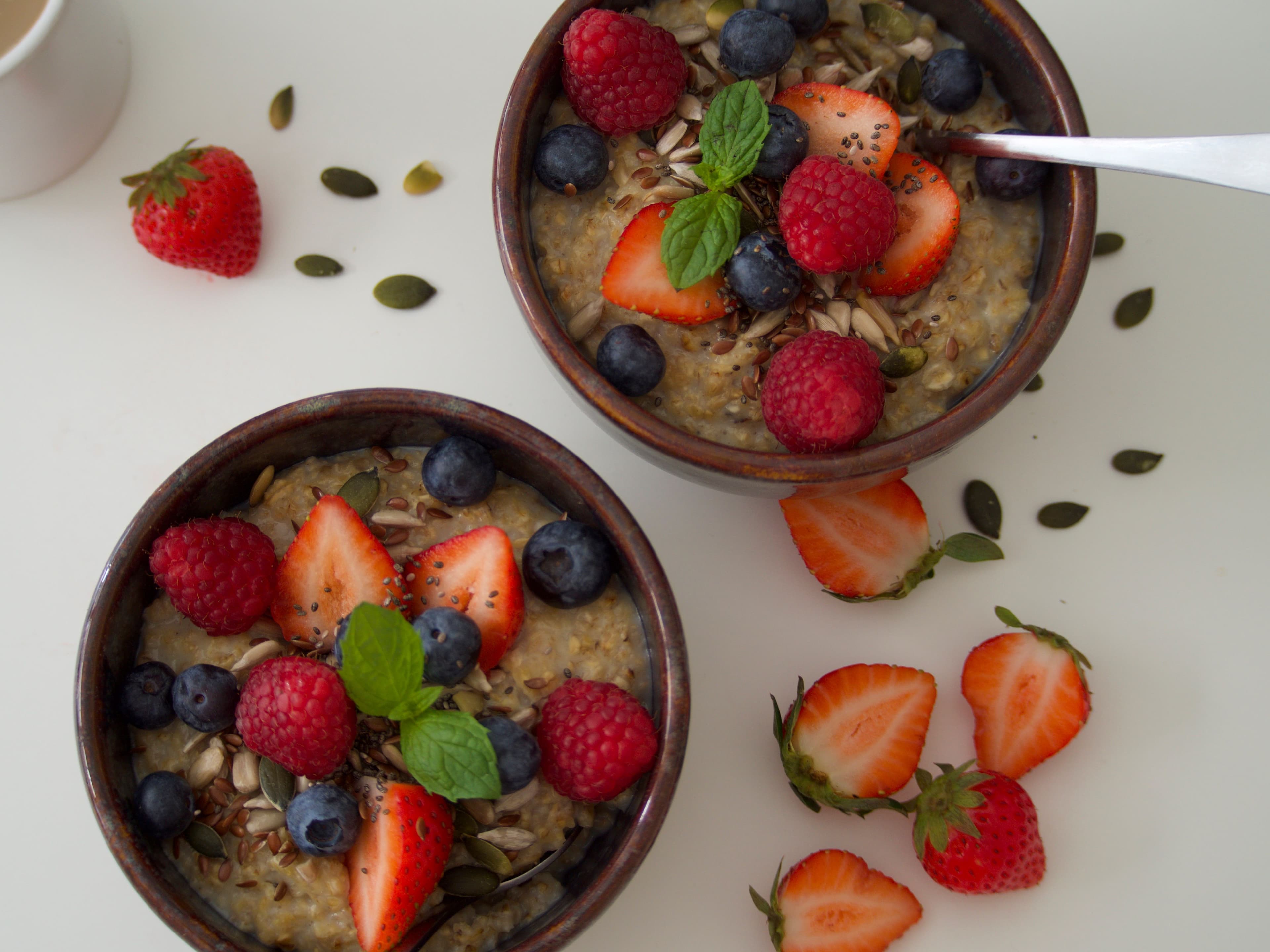 Steel Cut Oats with Berries