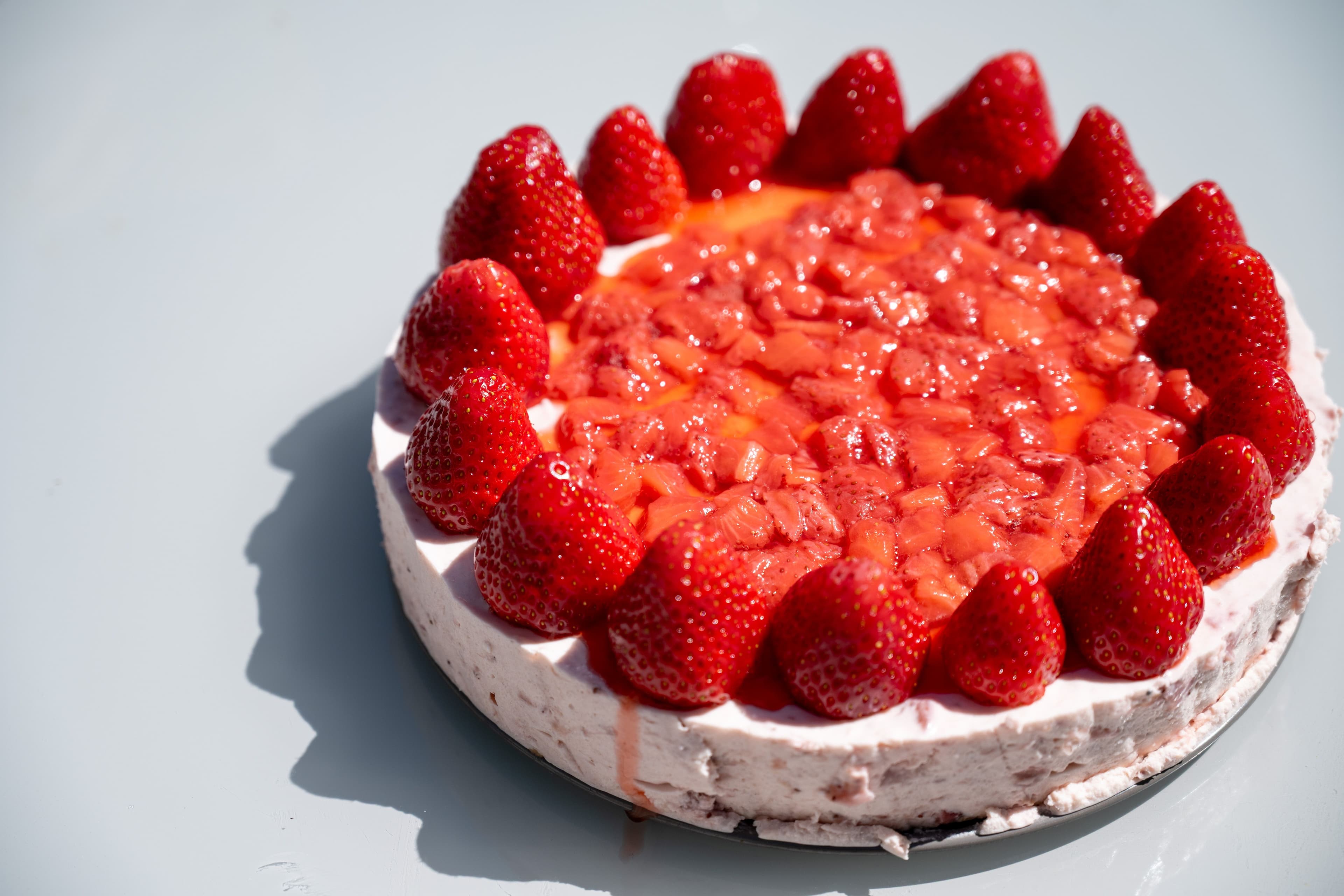 Strawberry Crunch Cheesecake