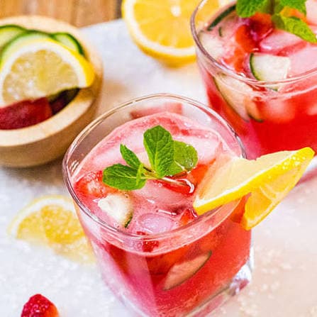Strawberry Cucumber Refresher