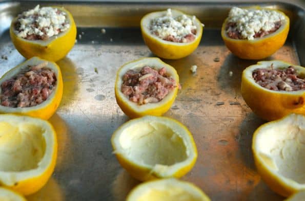 Stuffed Lemons in the Oven