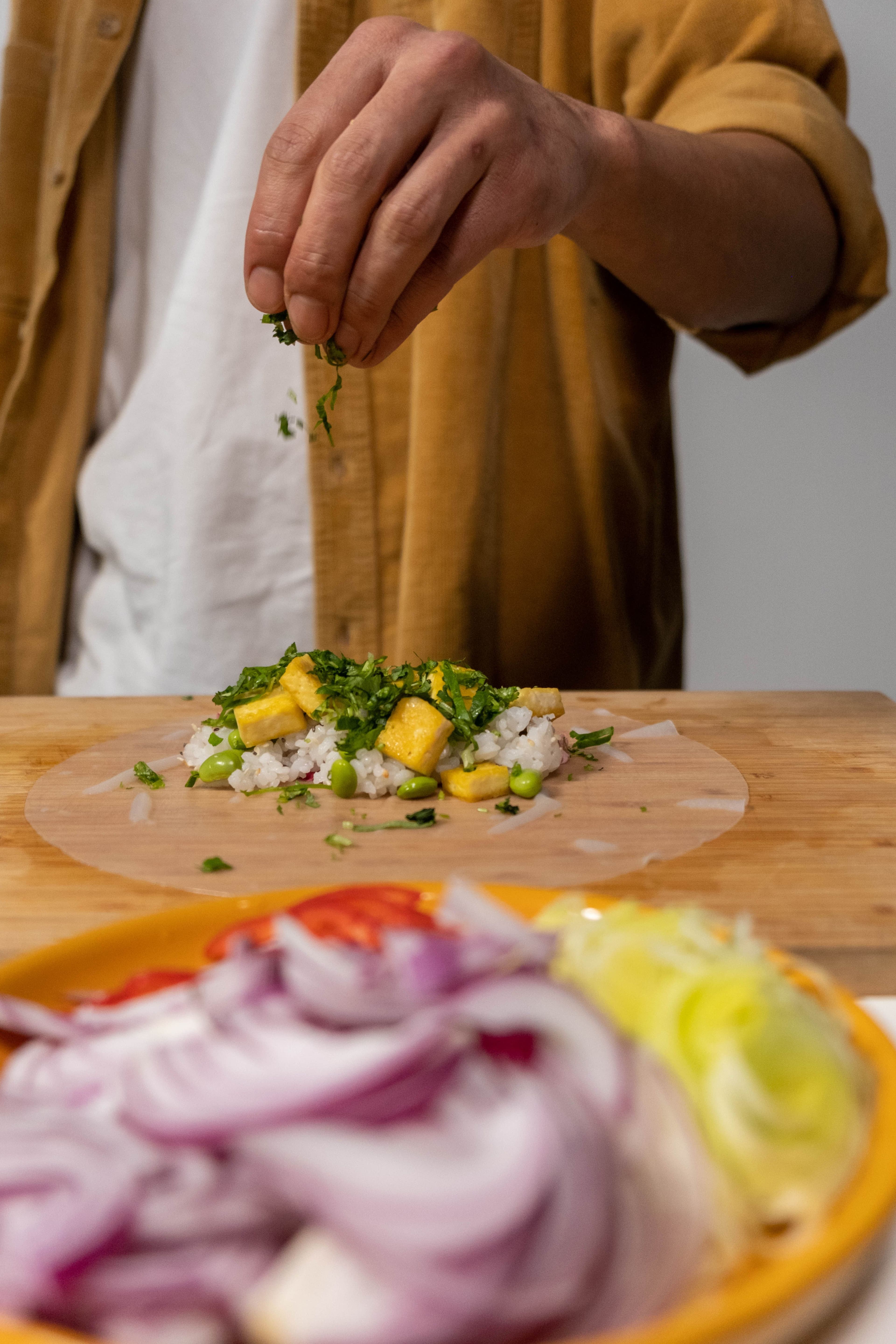 Summer Rolls Tofu Menthe