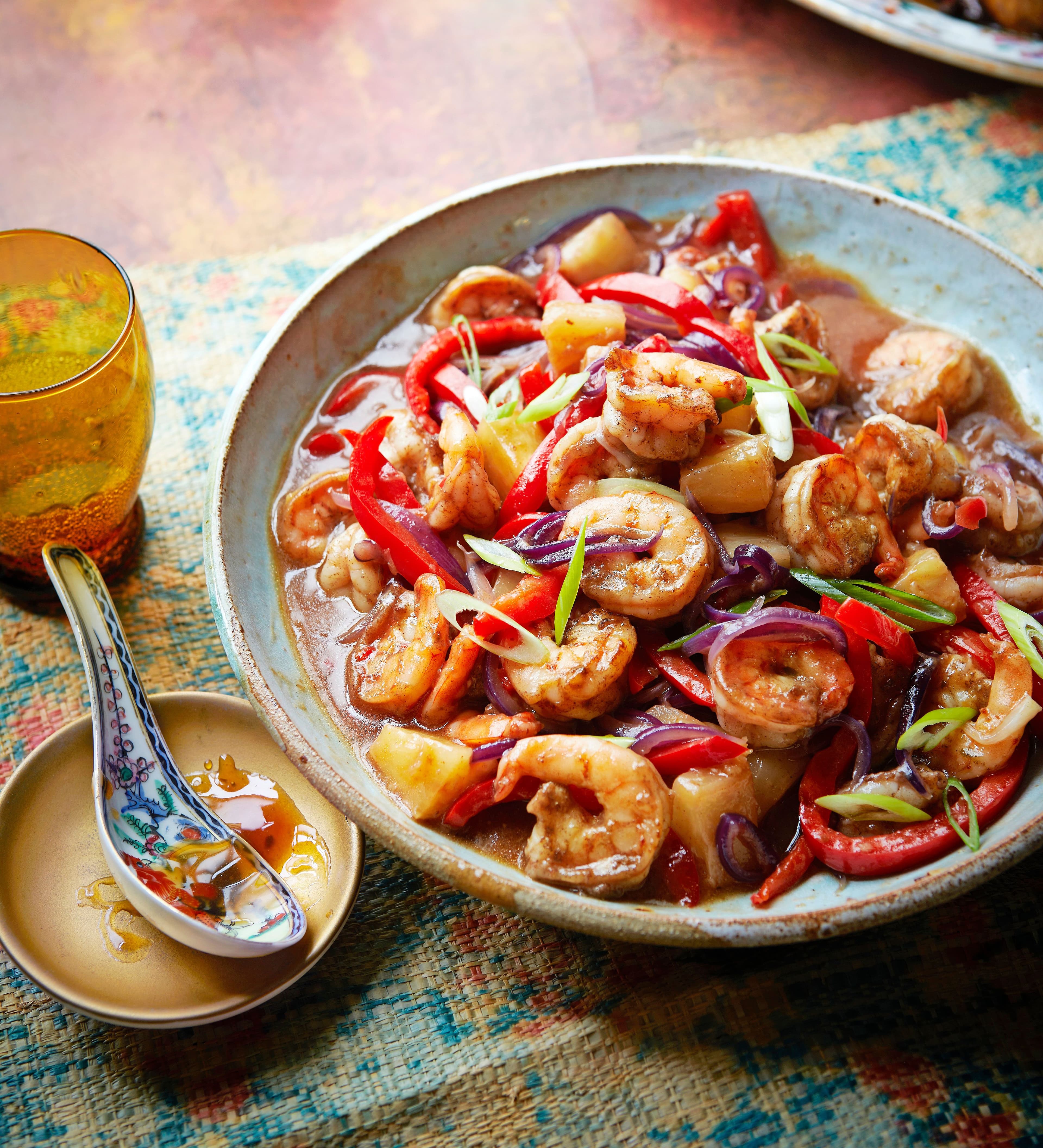 Sweet and Sour Prawns