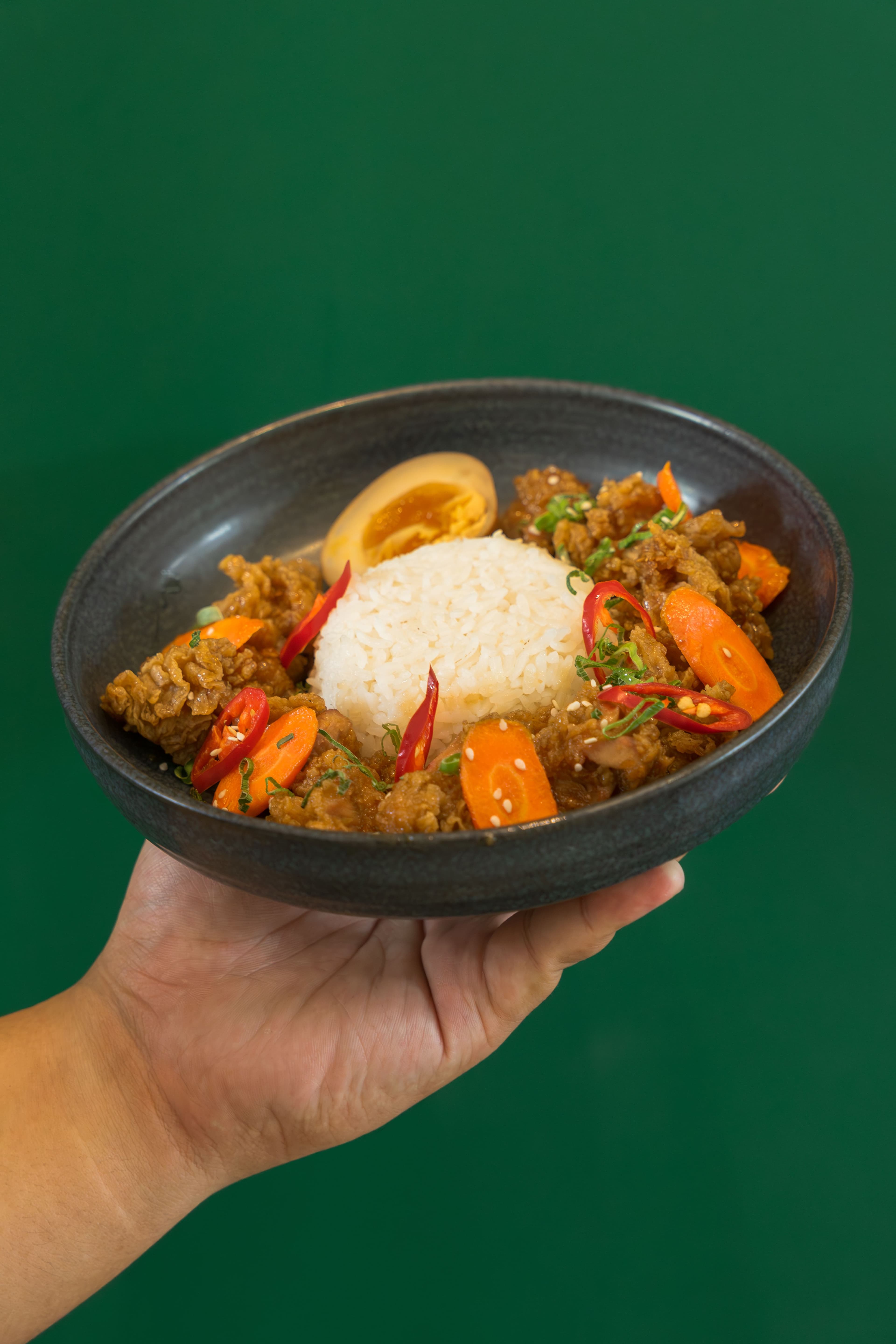 Taiwanese Three Cup Chicken Rice Bowl