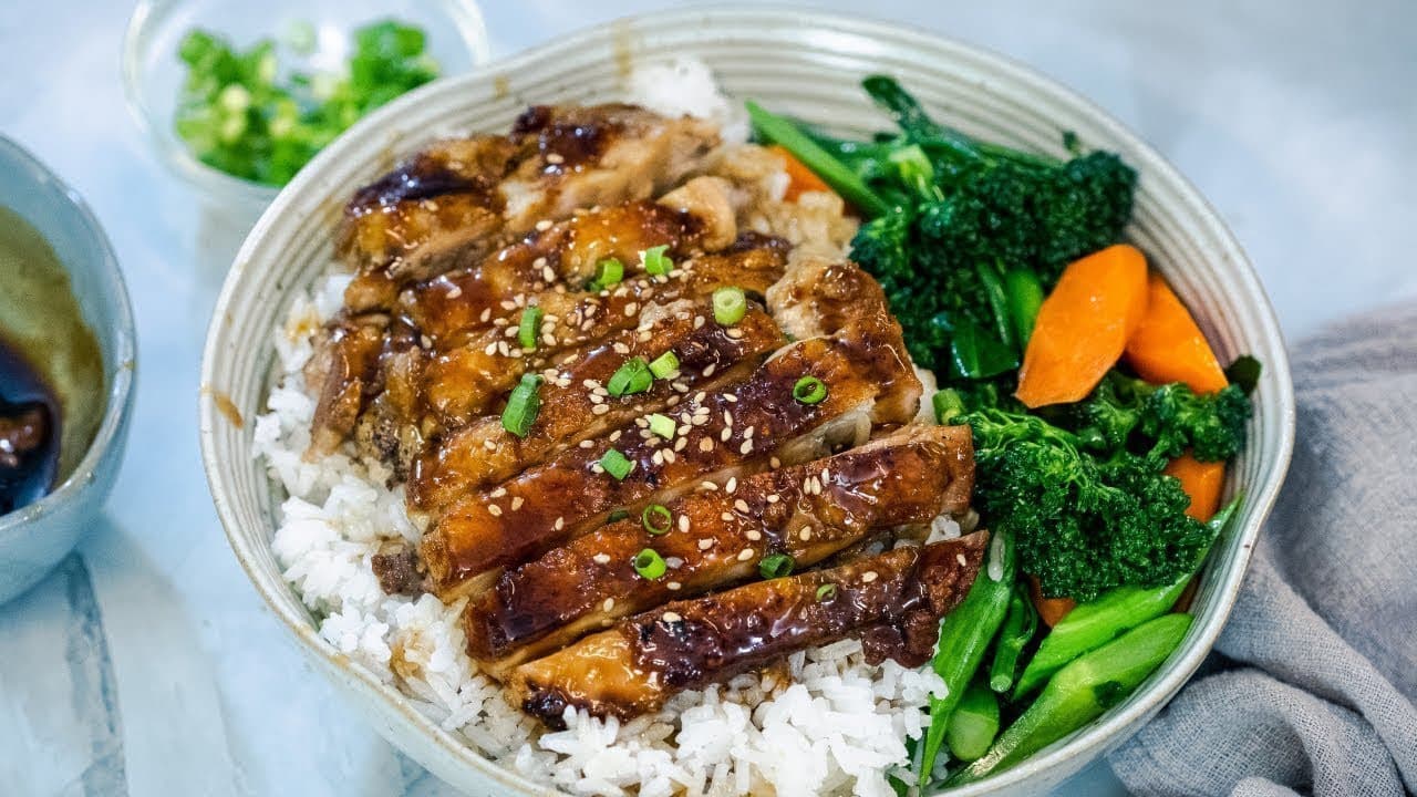 Teriyaki Chicken Brown Rice Bowl