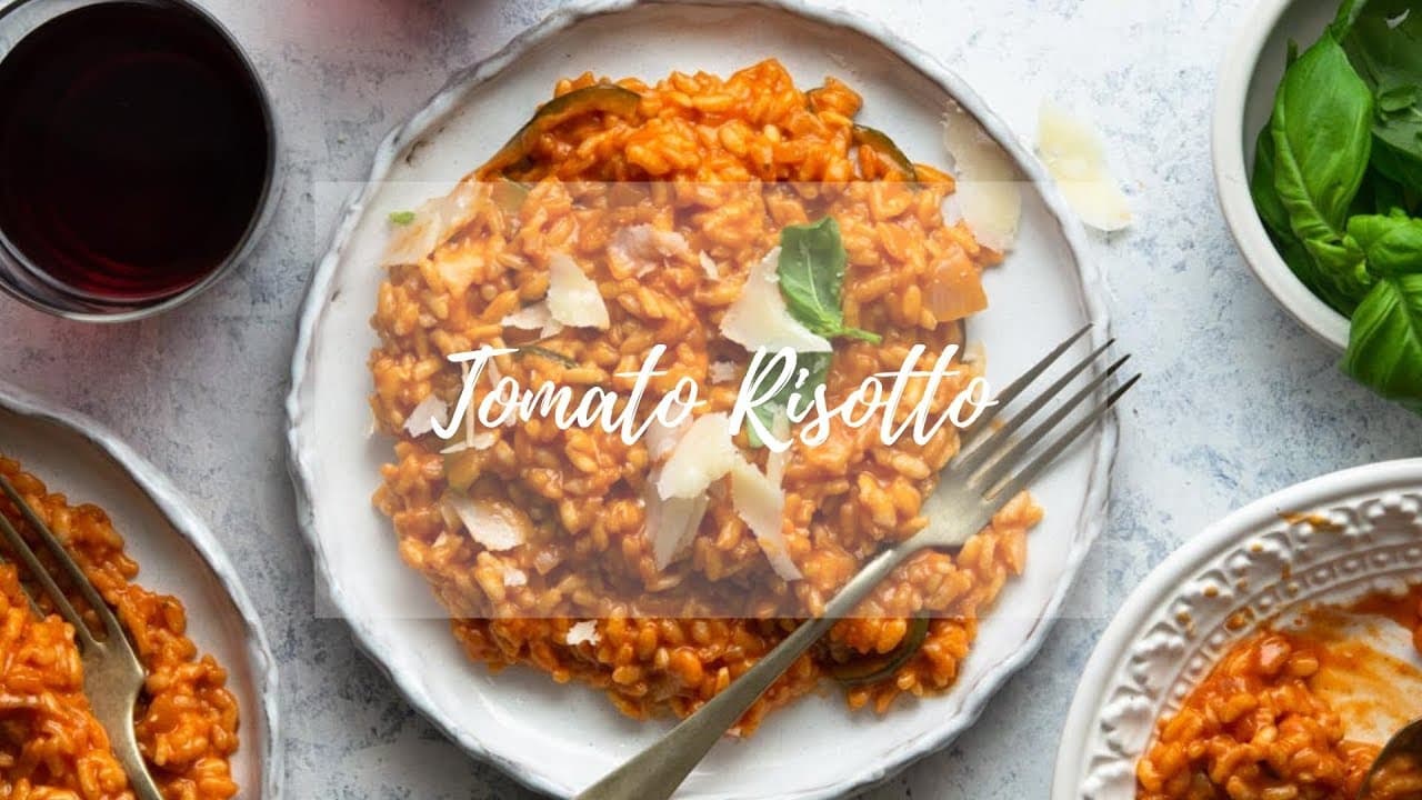 Tomato and Grilled Vegetable Risotto