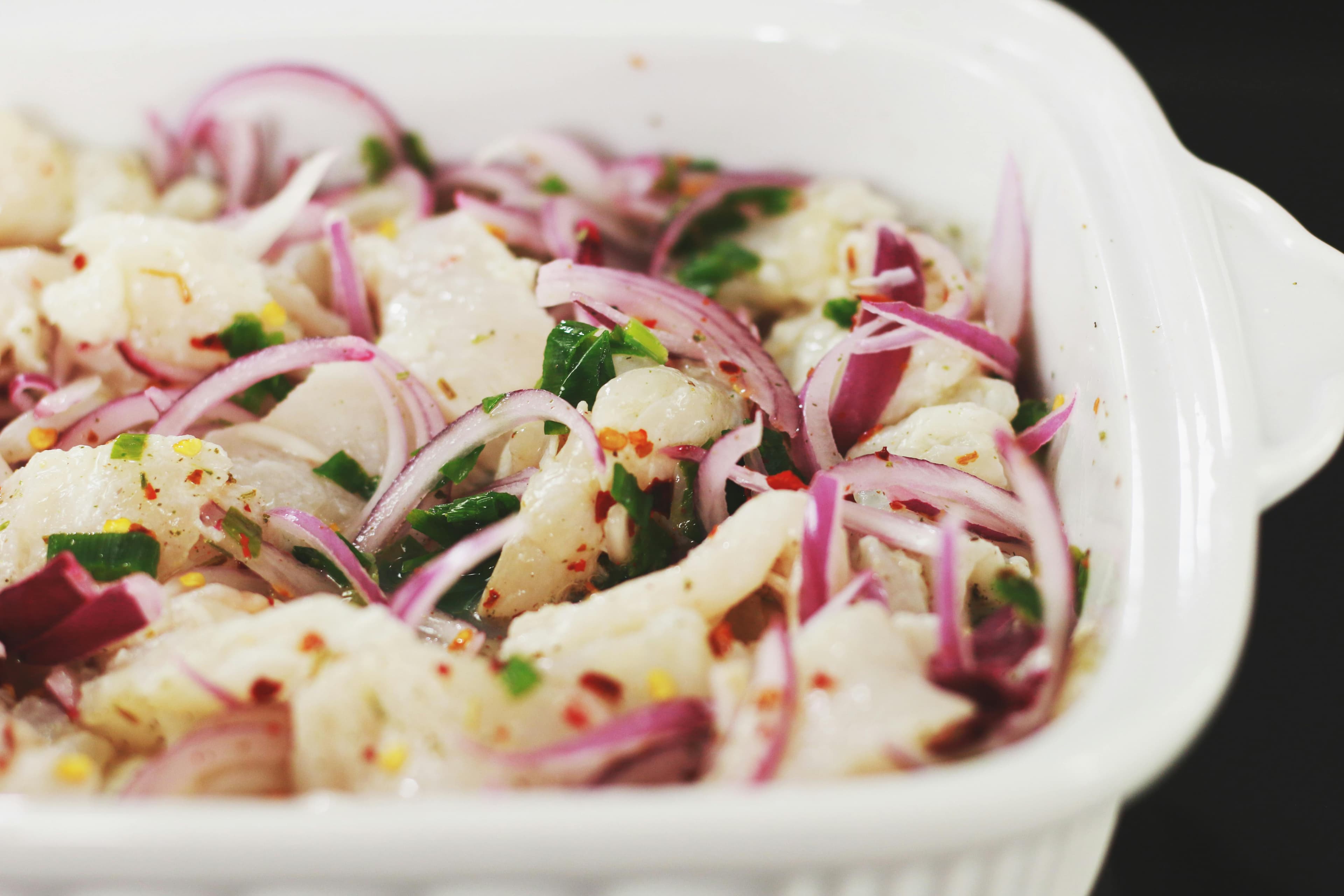 Tongan Ota Ika (Fish Marinated)