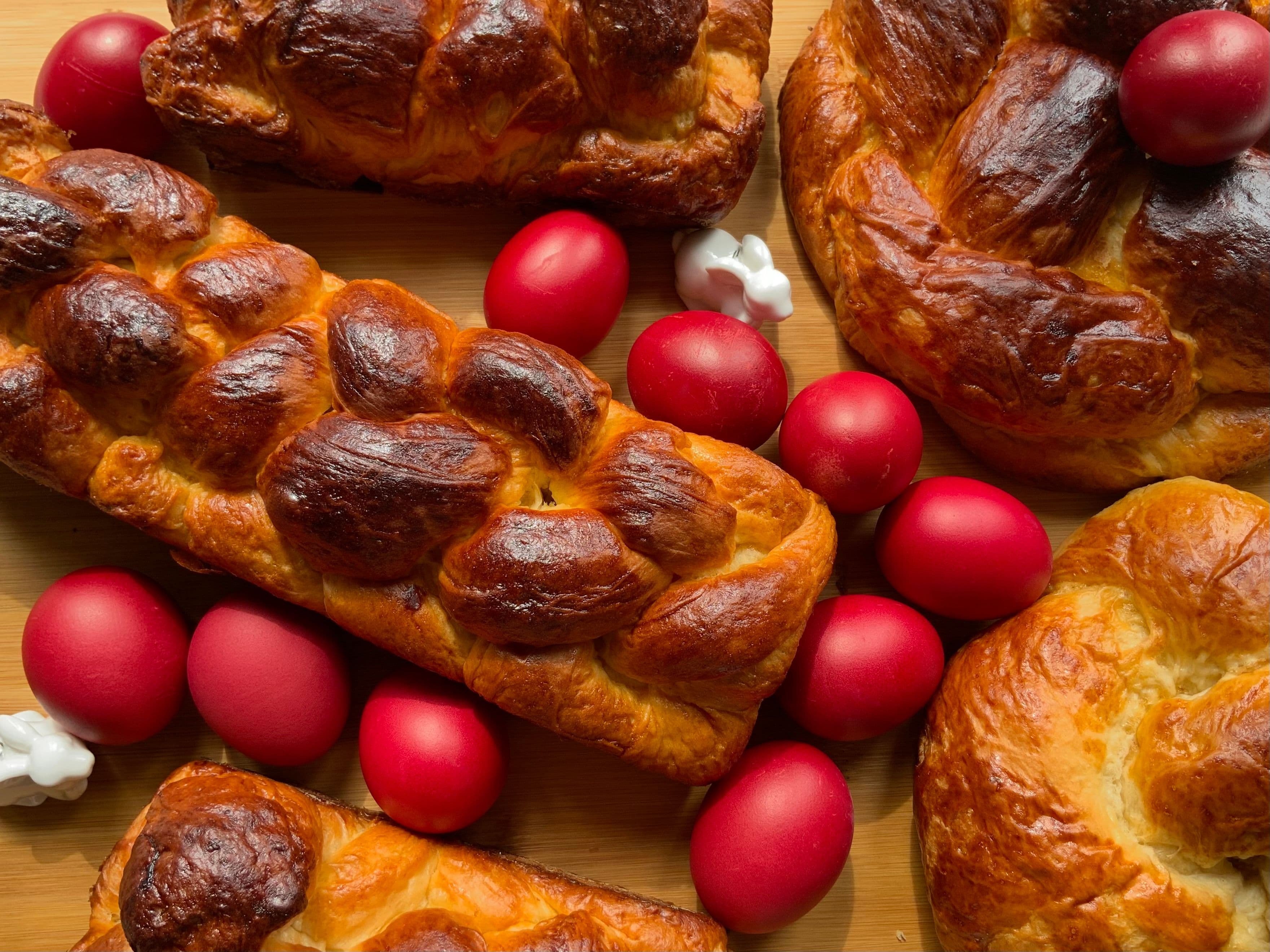 Tsoureki (Greek Easter Bread)