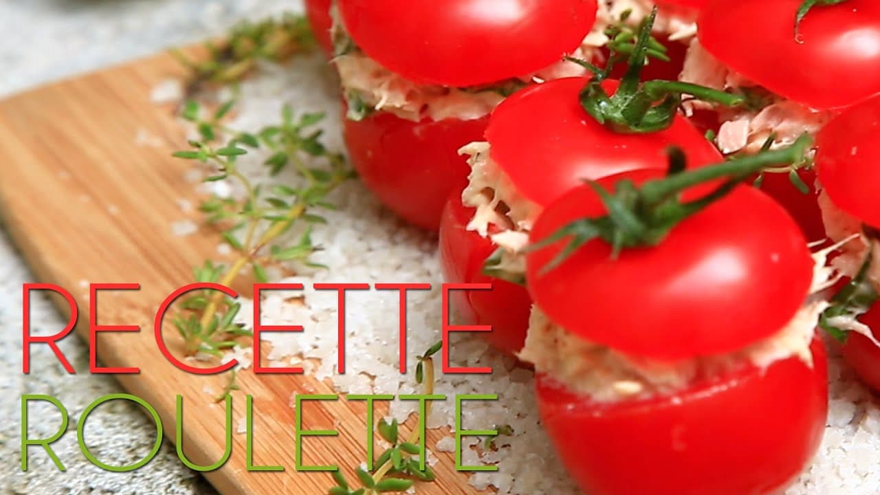 Tuna Stuffed Cherry Tomatoes