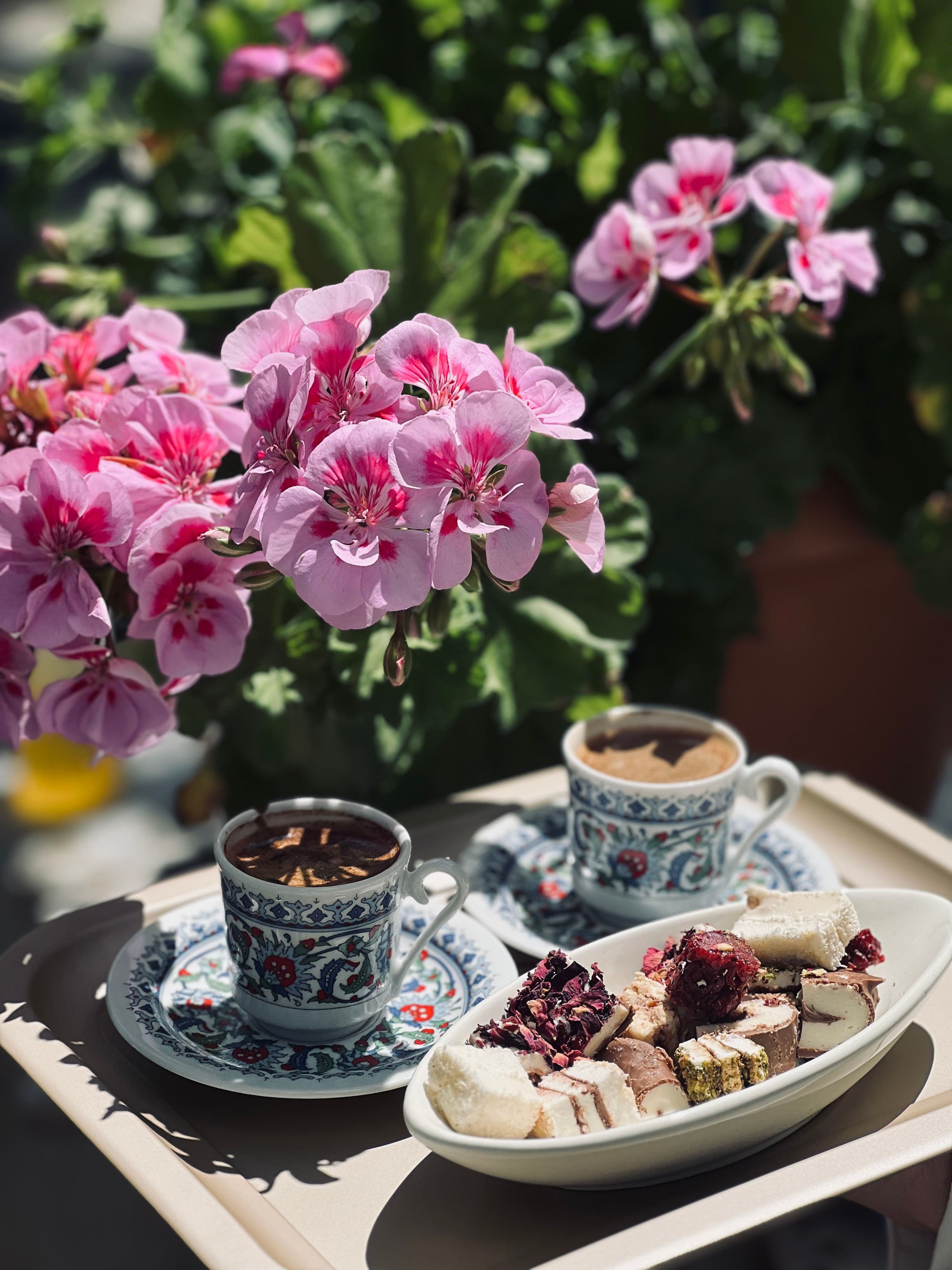 Tunisian Coffee with Geranium